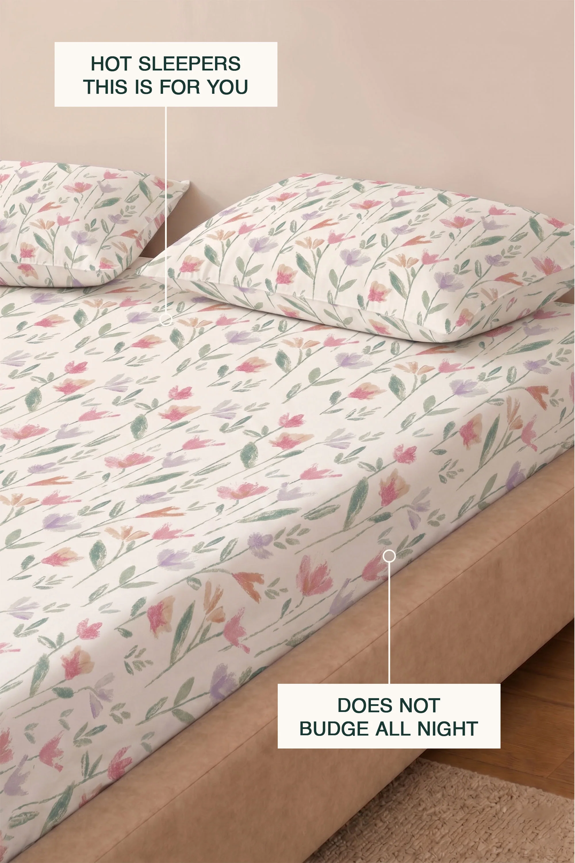 Cadence Percale Bed Sheet Set - Image 7