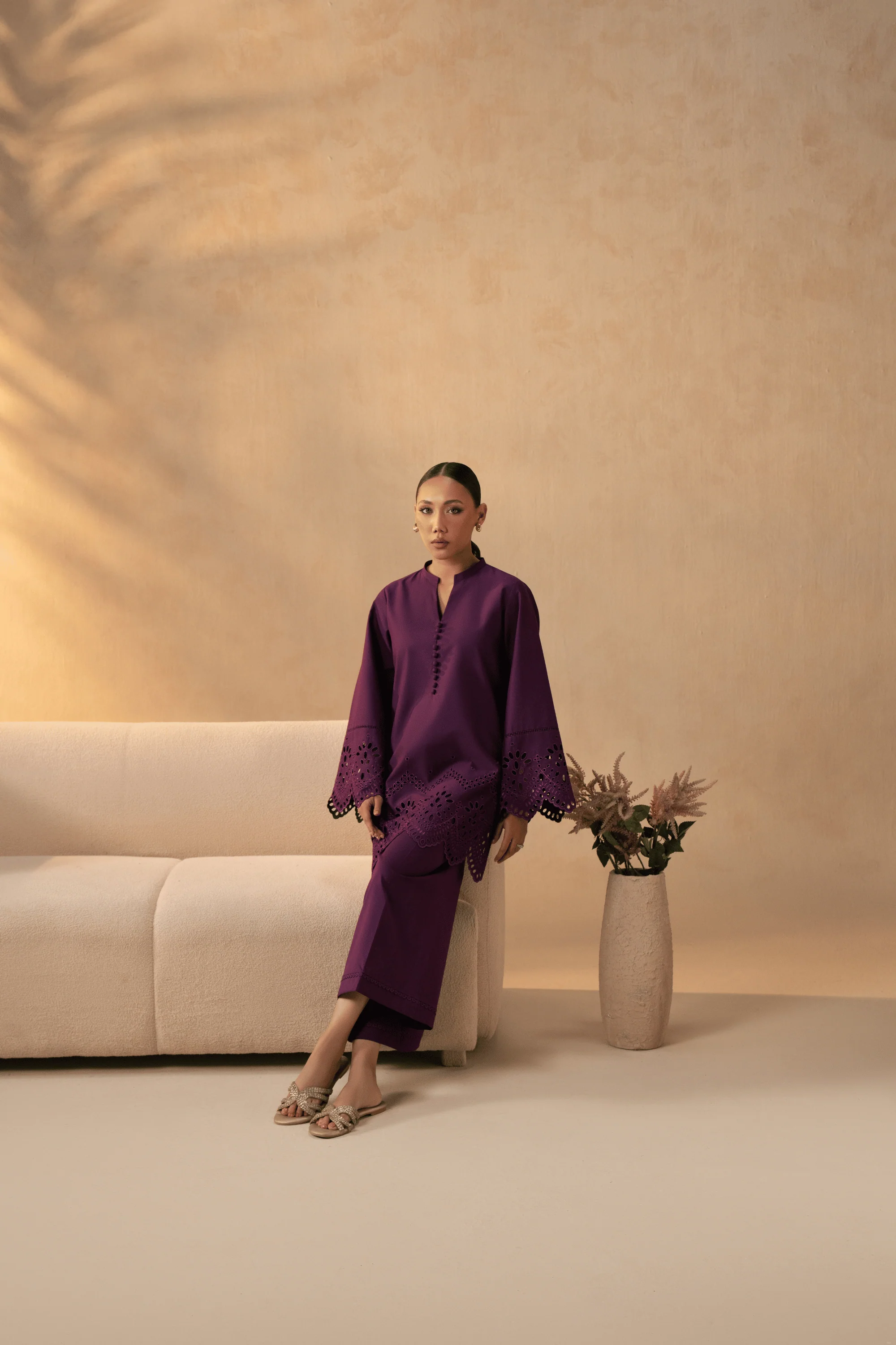 Cassis Deep Co-ord Set V-II - Image 3