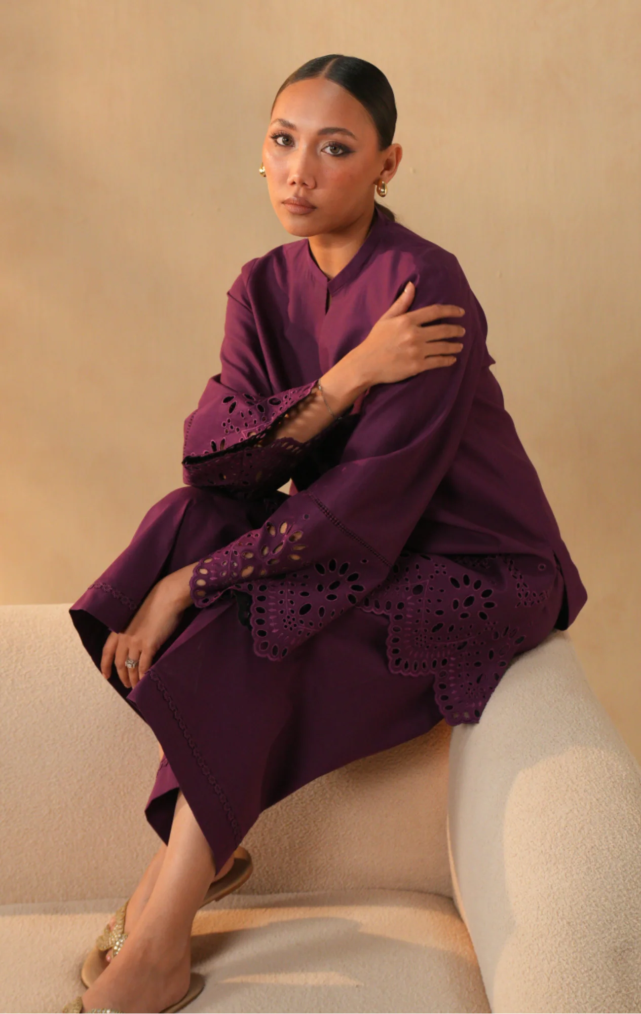 Cassis Deep Co-ord Set V-II - Image 4