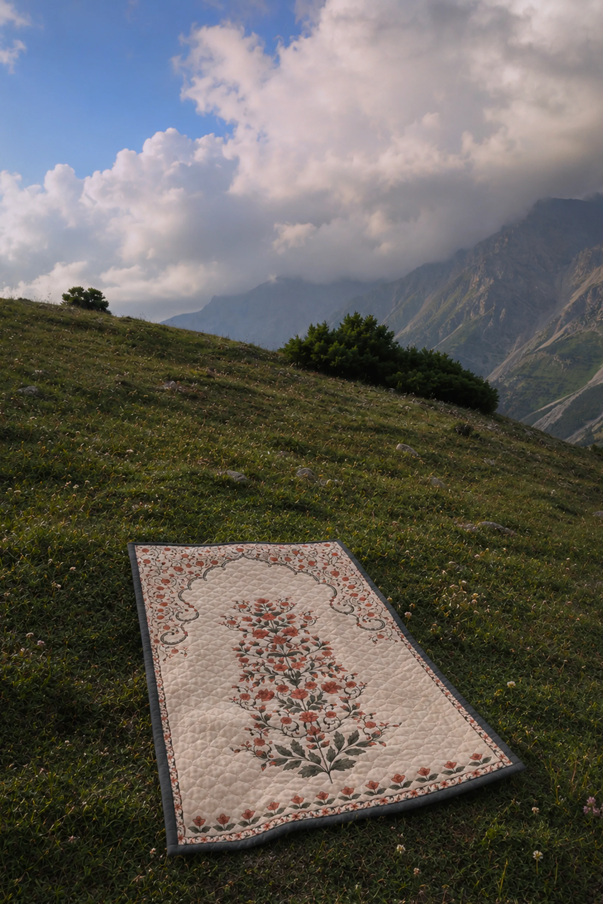 Celestial Quilted Travel Prayer Mat - Image 4