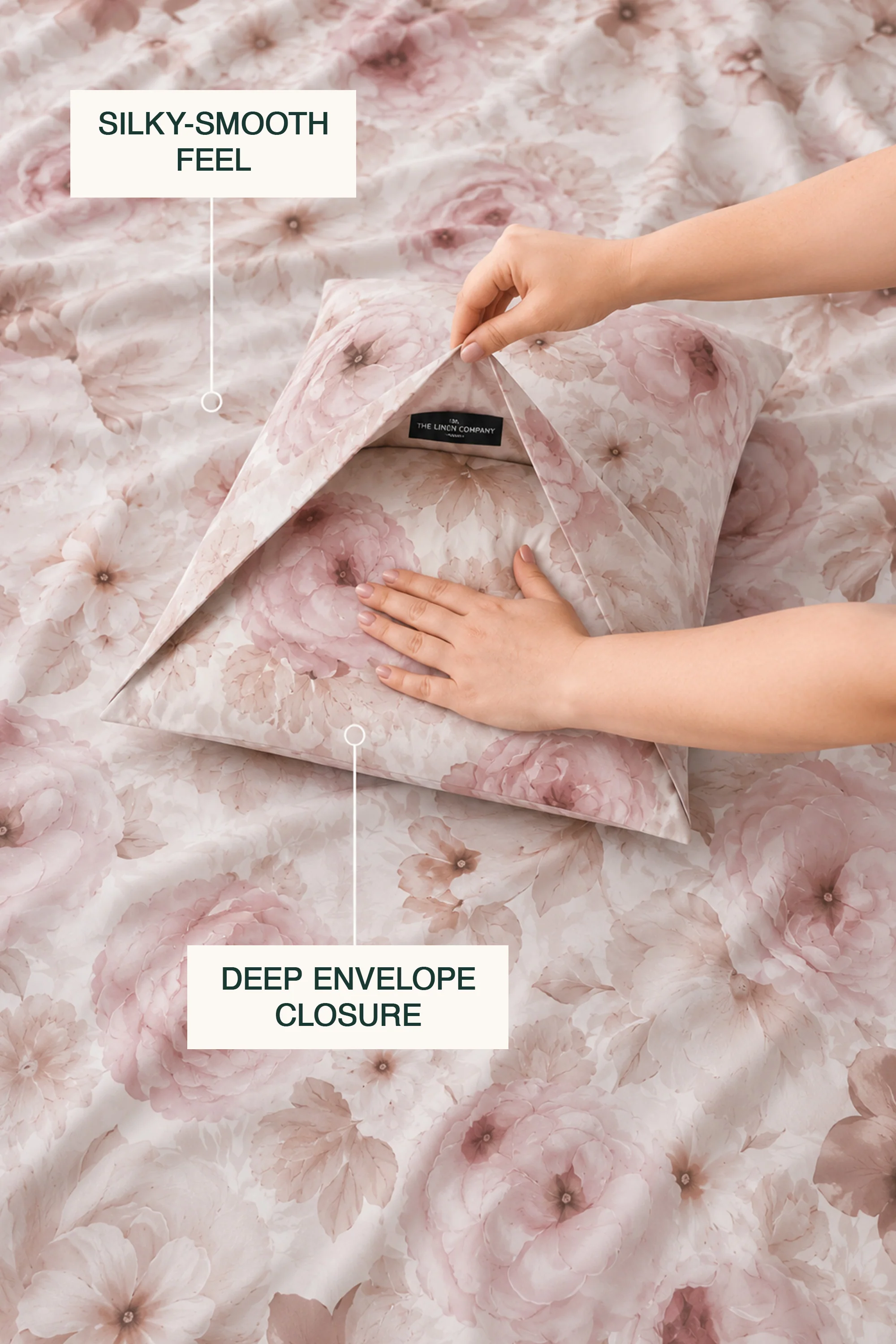 Clementine Sateen Bed Sheet Set - Image 4