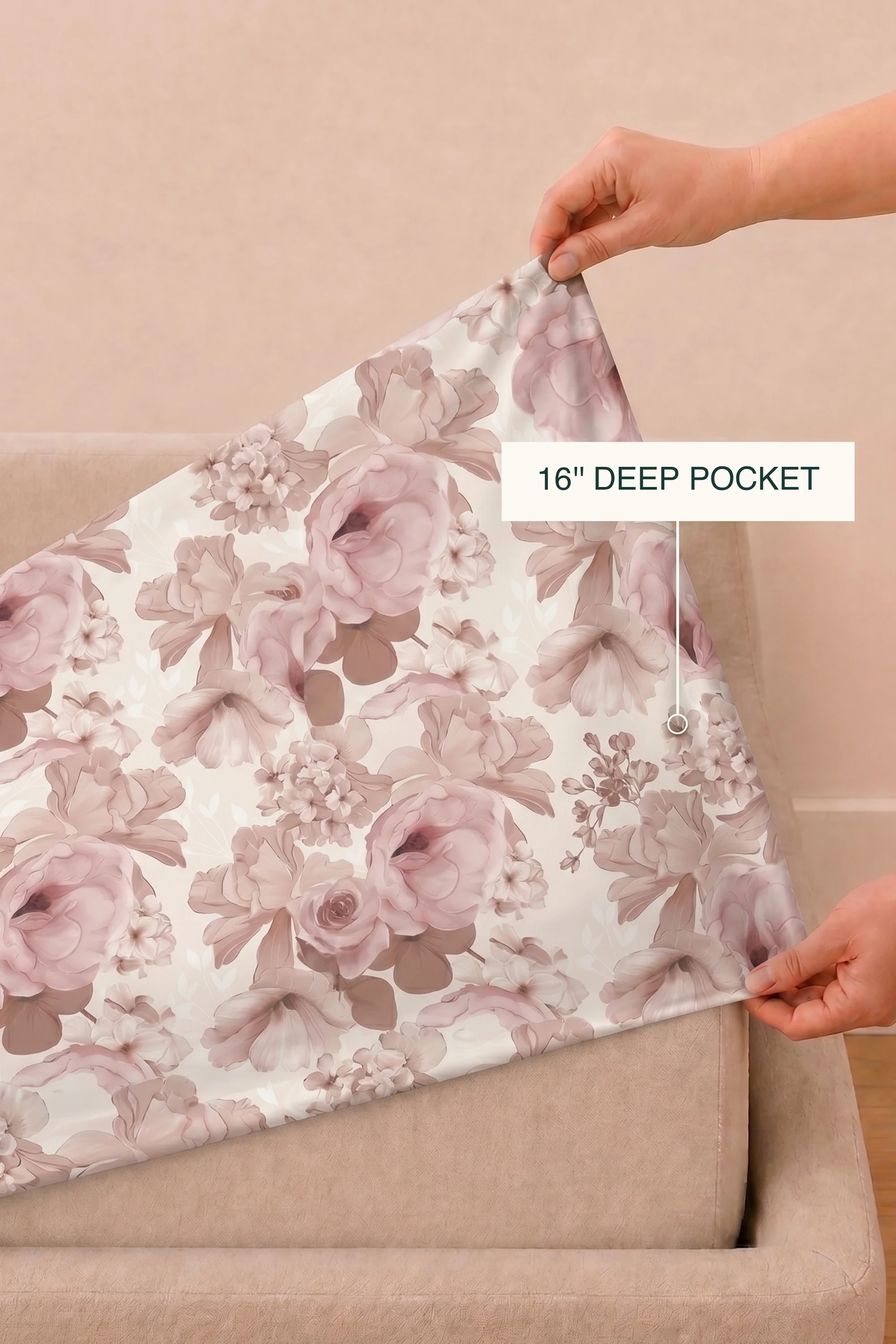 Clementine Sateen Bed Sheet Set - Image 5