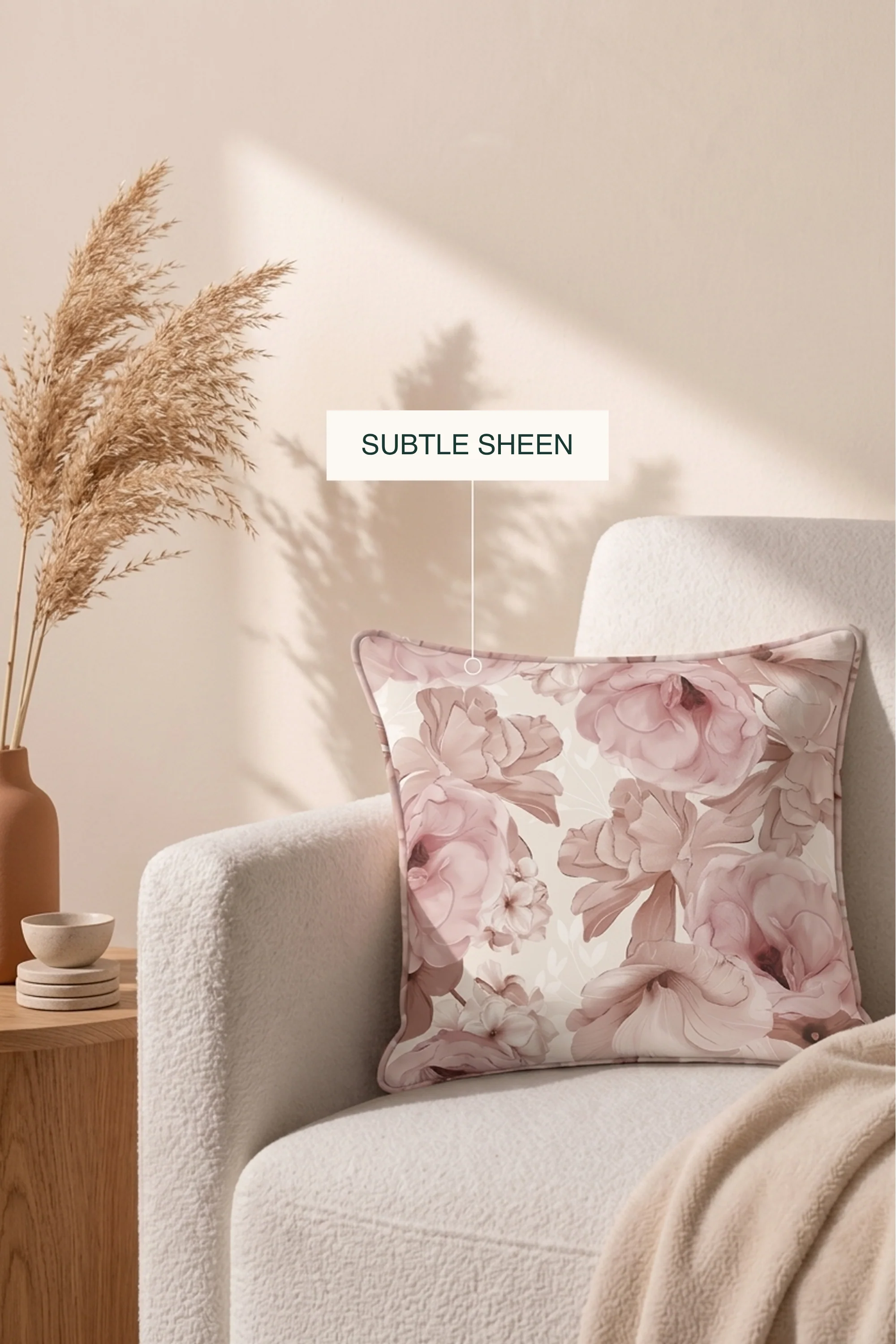 Clementine Sateen Cushion Cover - Image 4