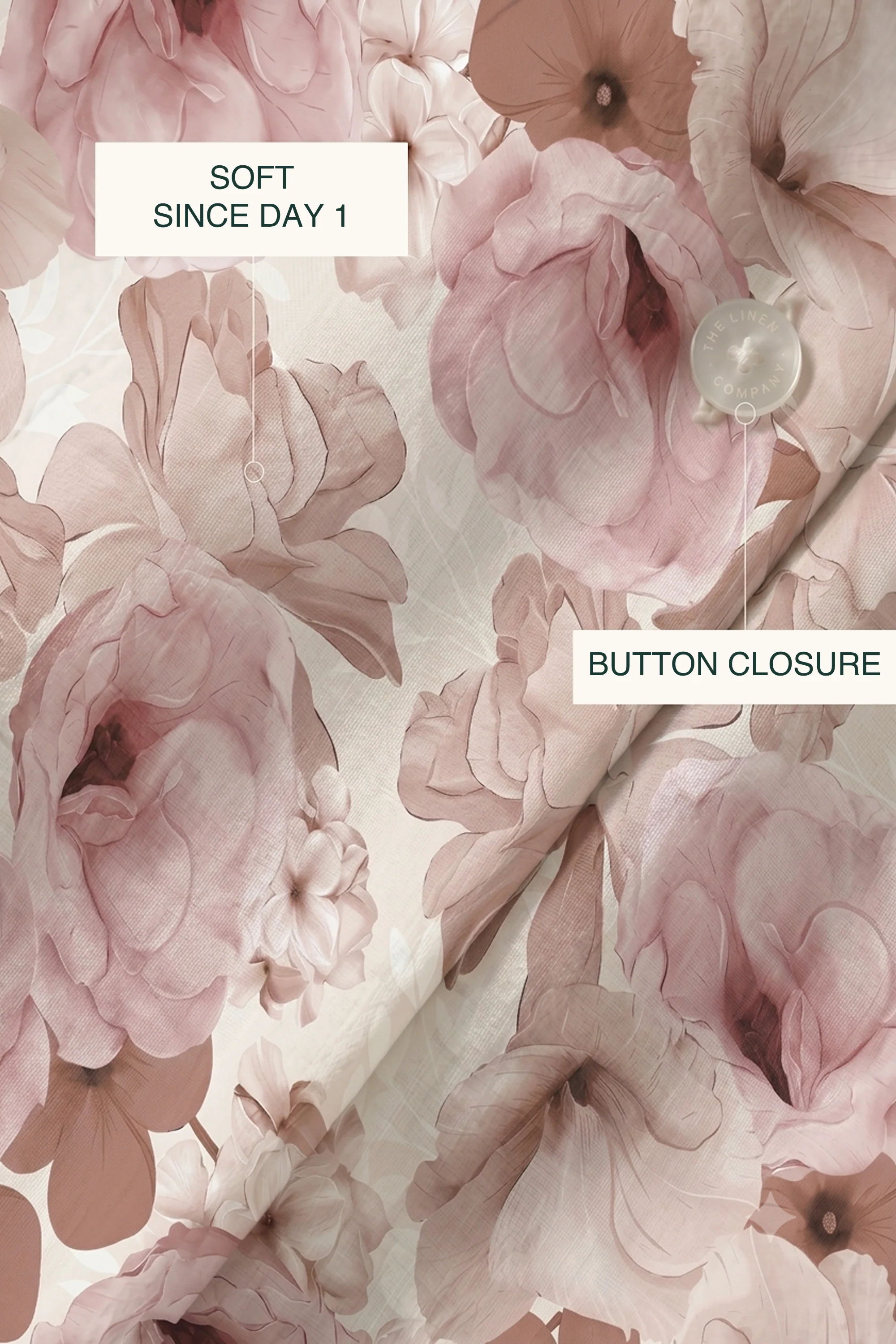 Clementine Sateen Duvet Cover Set - Image 2