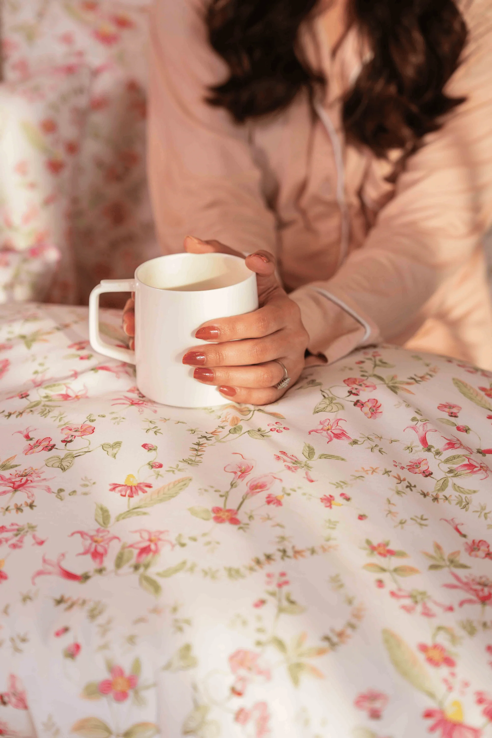 Dainty Blossom Percale Duvet Cover Set - Image 10