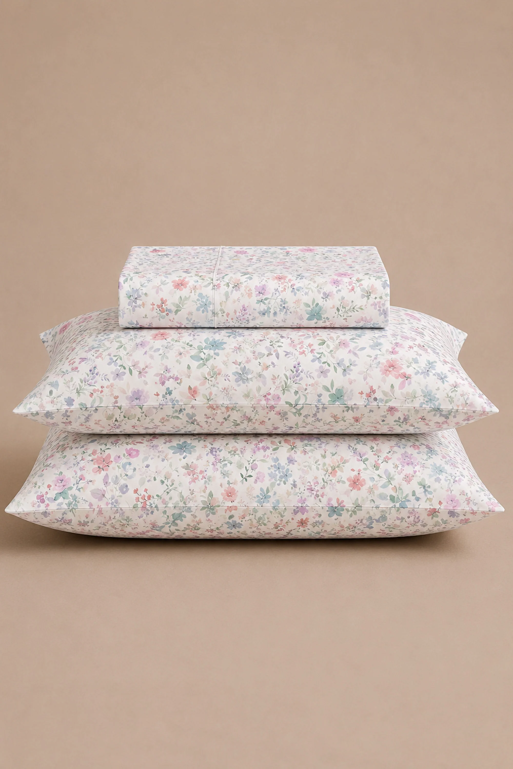 Dainty Vellum Sateen Bed Sheet Set