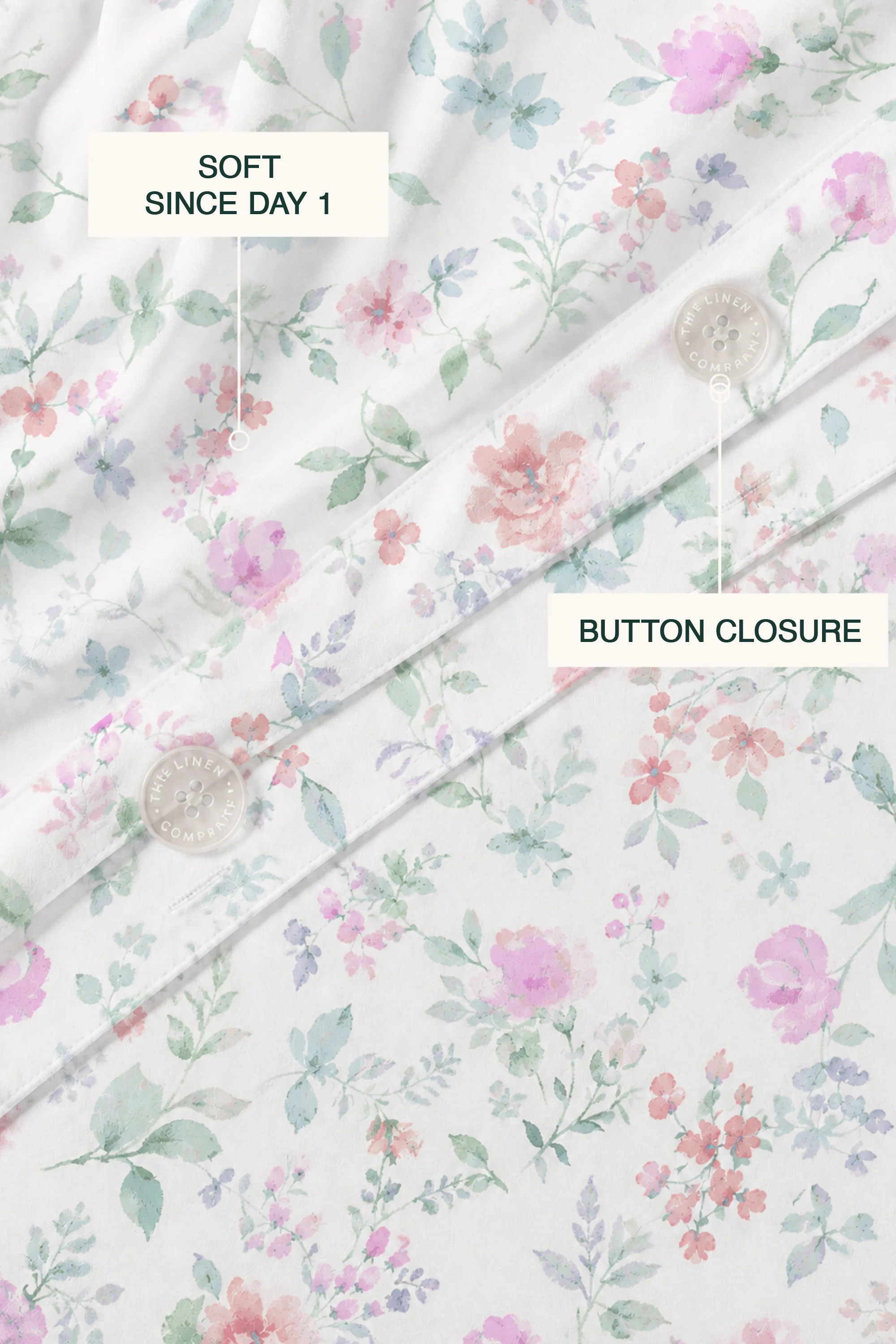 Dainty Vellum Sateen Duvet cover Set - Image 2