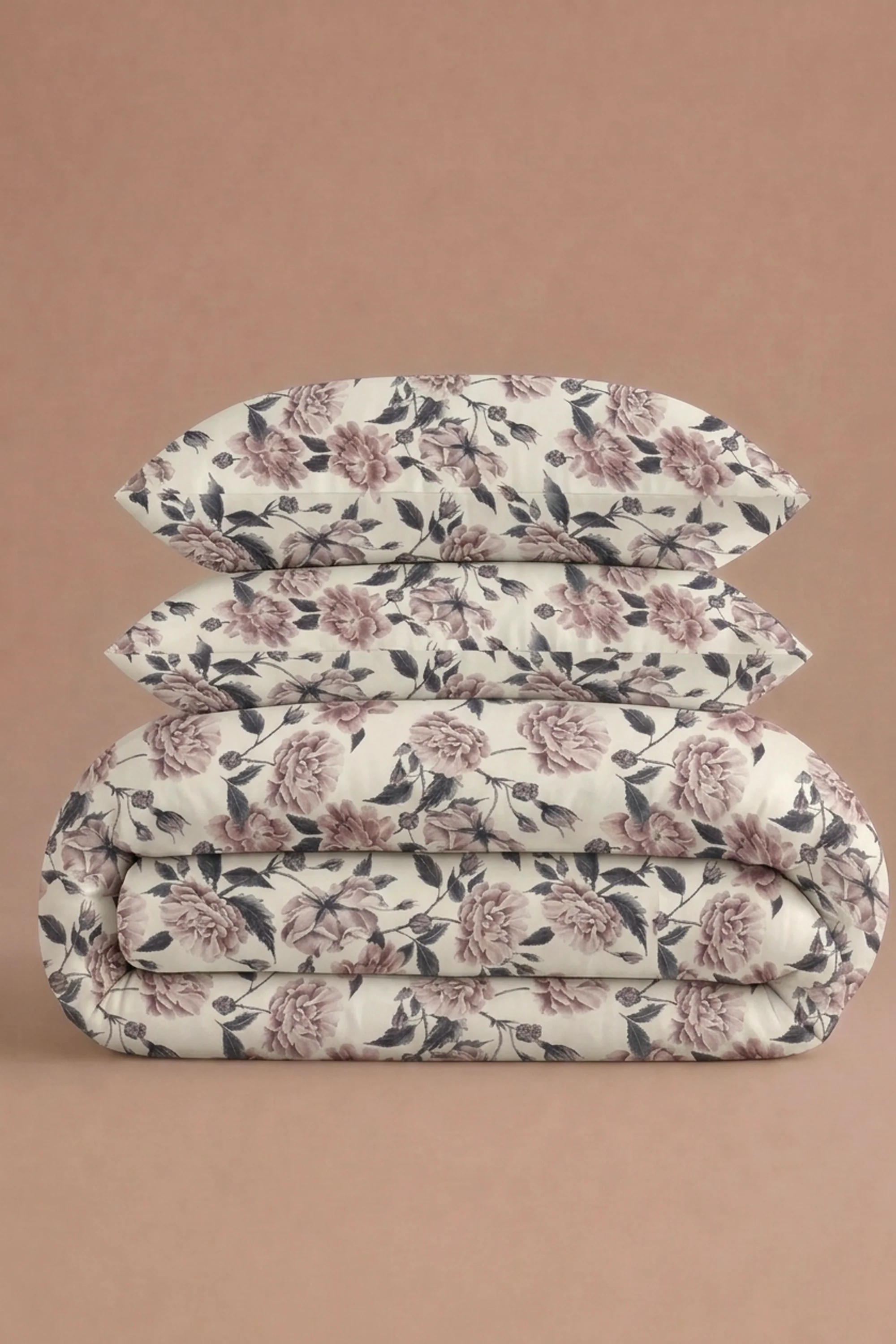 Dusk Bloom Sateen Duvet Cover Set