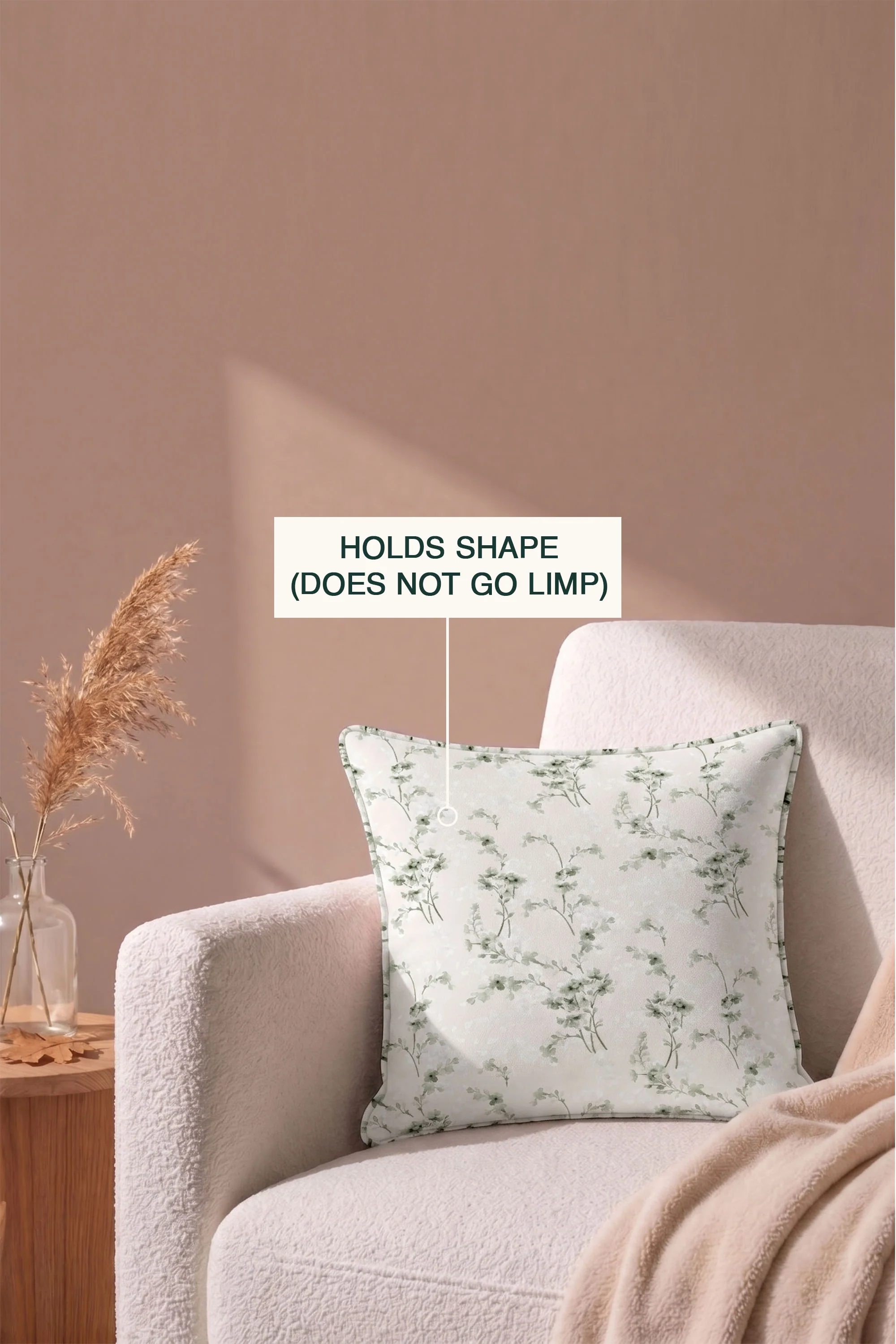 Emerald Oasis Percale Cushion Cover - Image 6