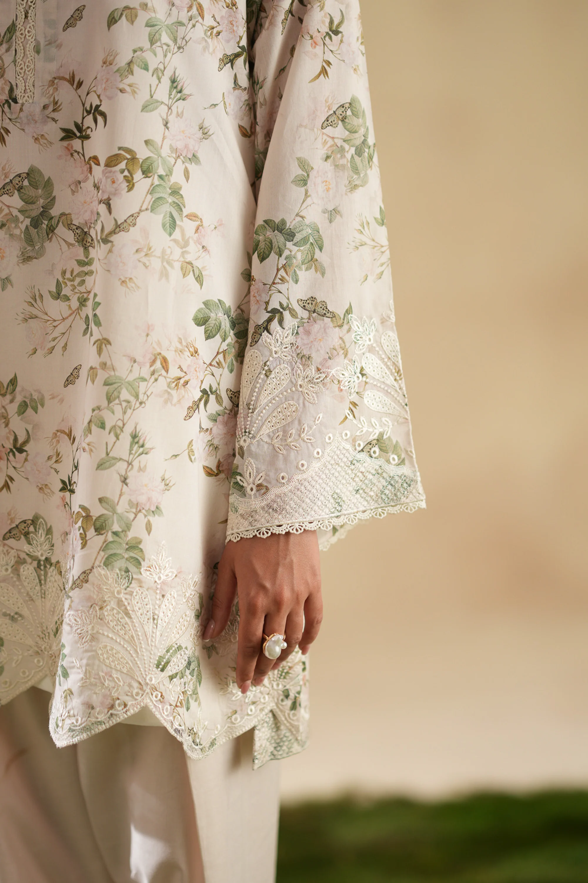 Feuille - Embroidered Lawn Suit - Image 6