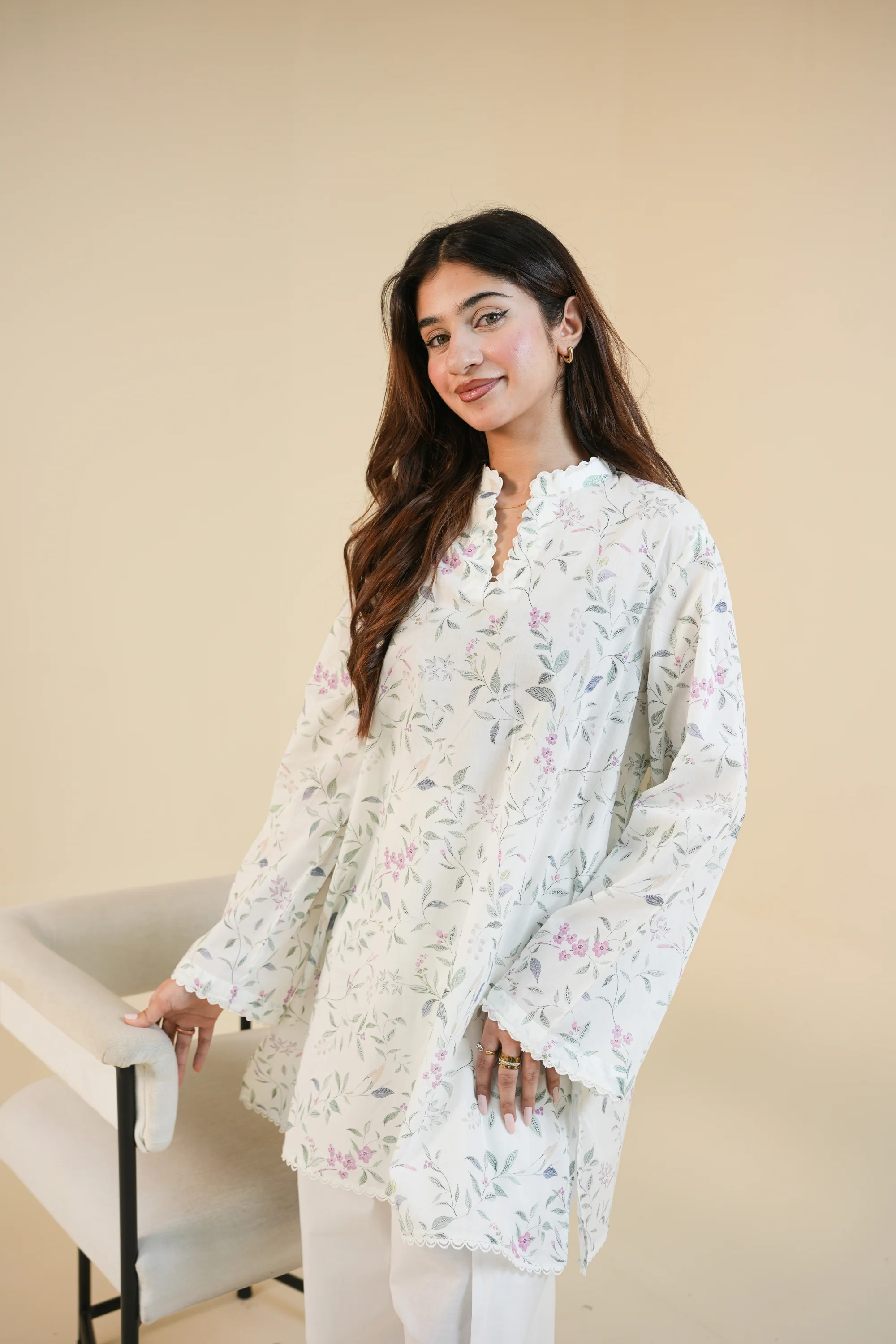 Fleur Sauvage - Printed Lawn Suit - Image 3