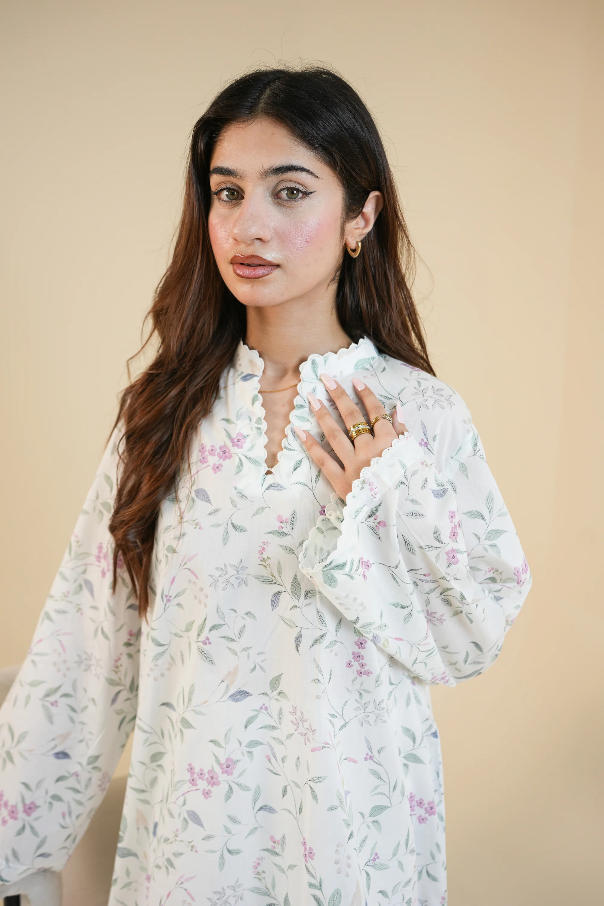 Fleur Sauvage - Printed Lawn Suit - Image 4