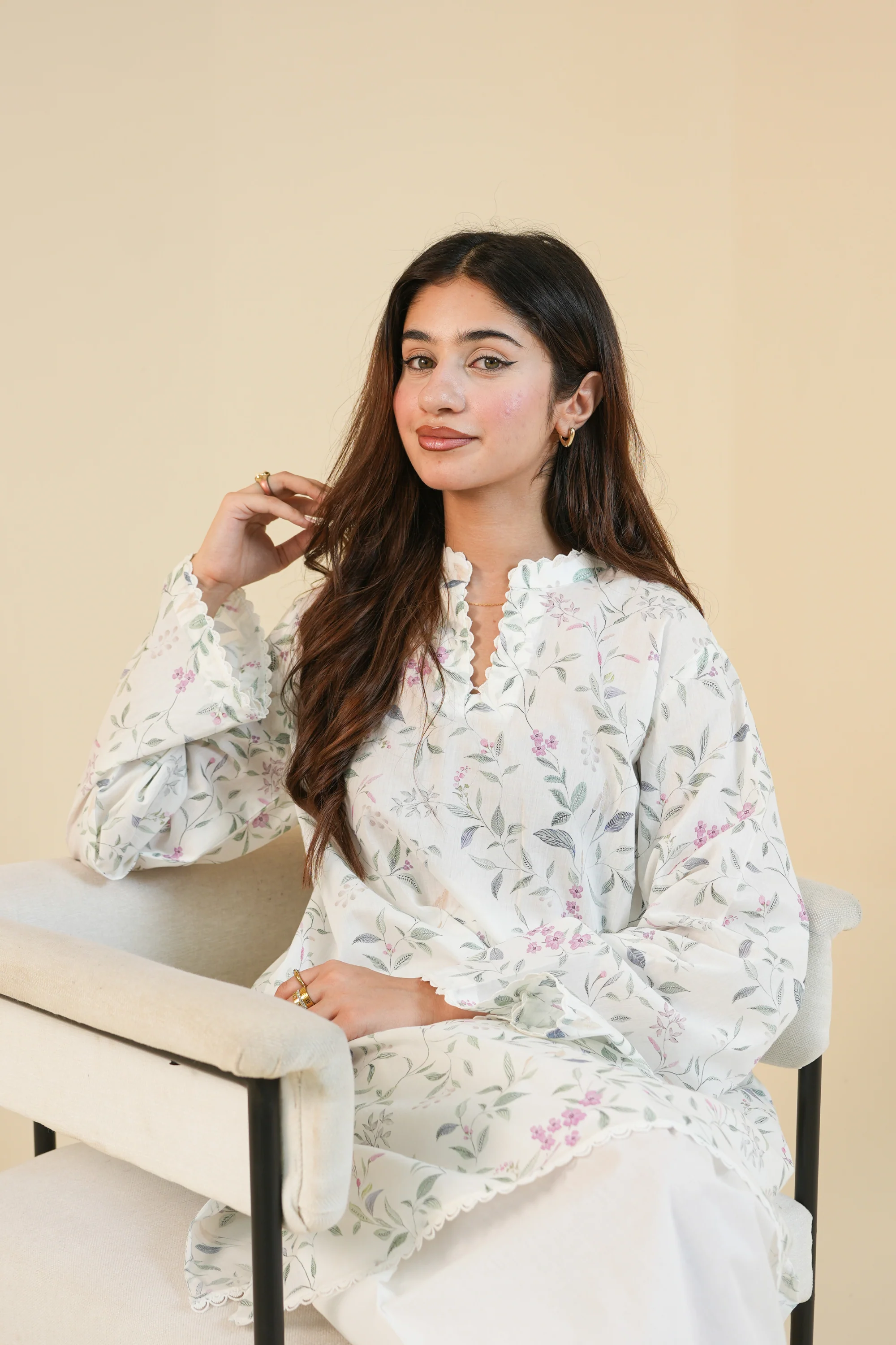 Fleur Sauvage - Printed Lawn Suit - Image 5