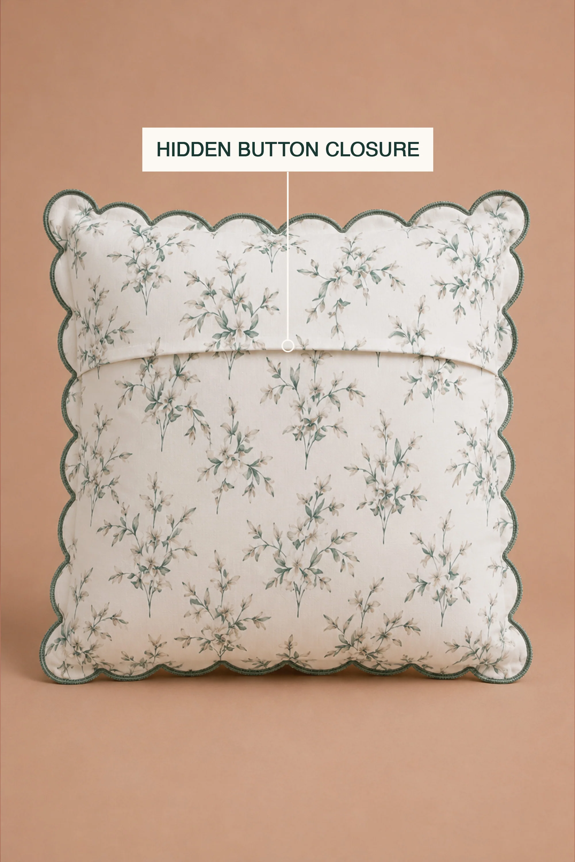 Foraged Flora Sateen Cushion Cover - Image 5