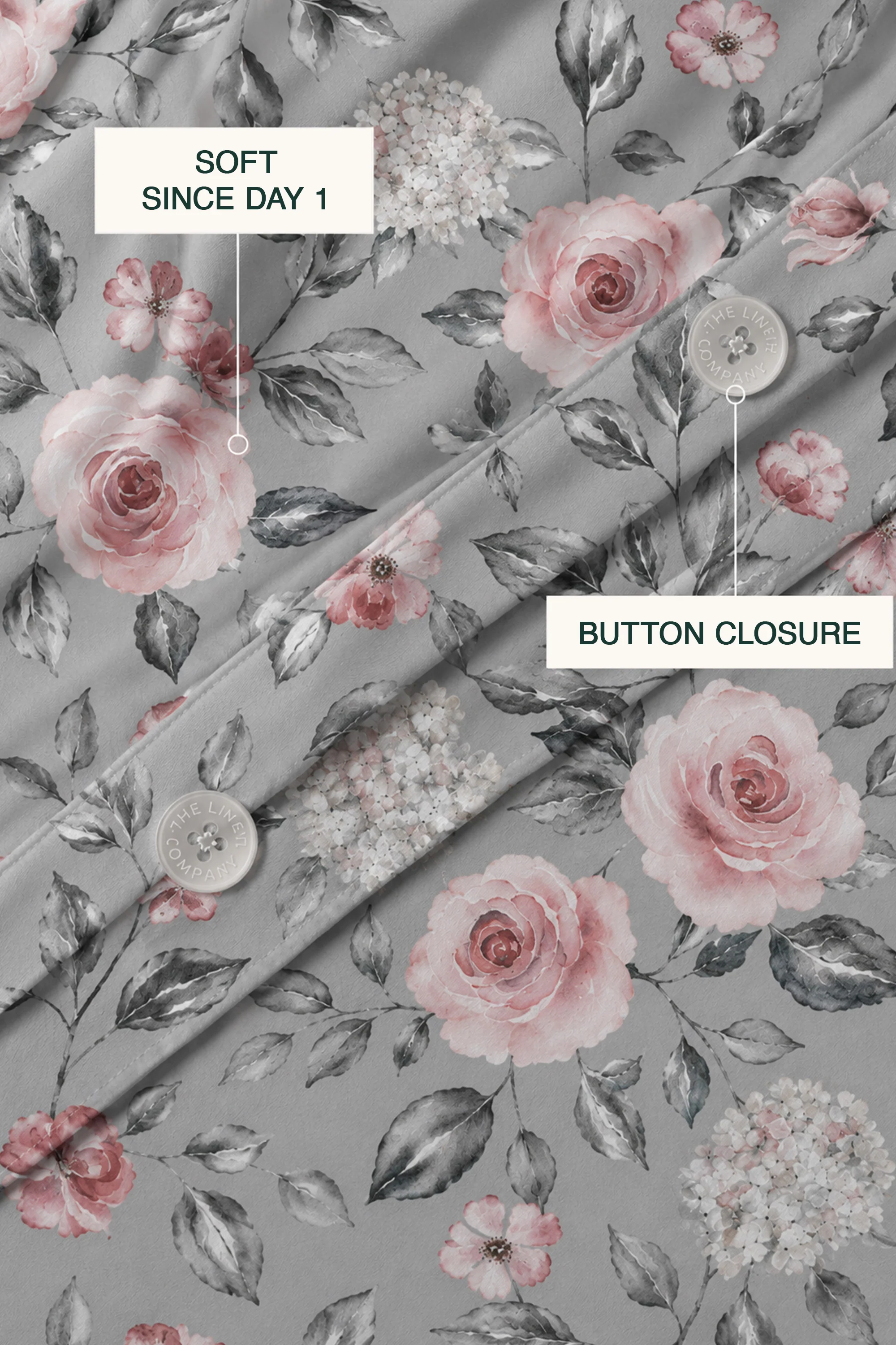 Grisaille Sateen Duvet cover Set - Image 2