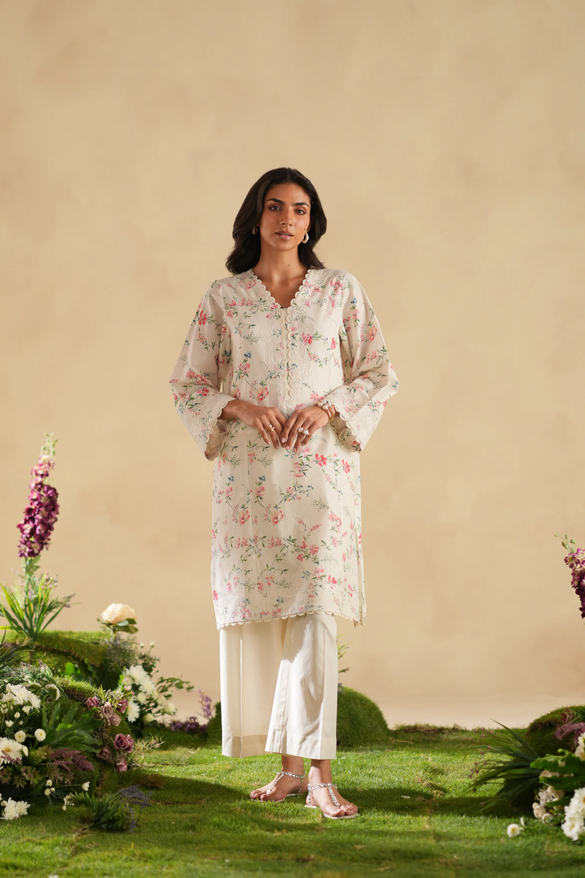 Jardin Embroidered Co-ord Set - Image 2