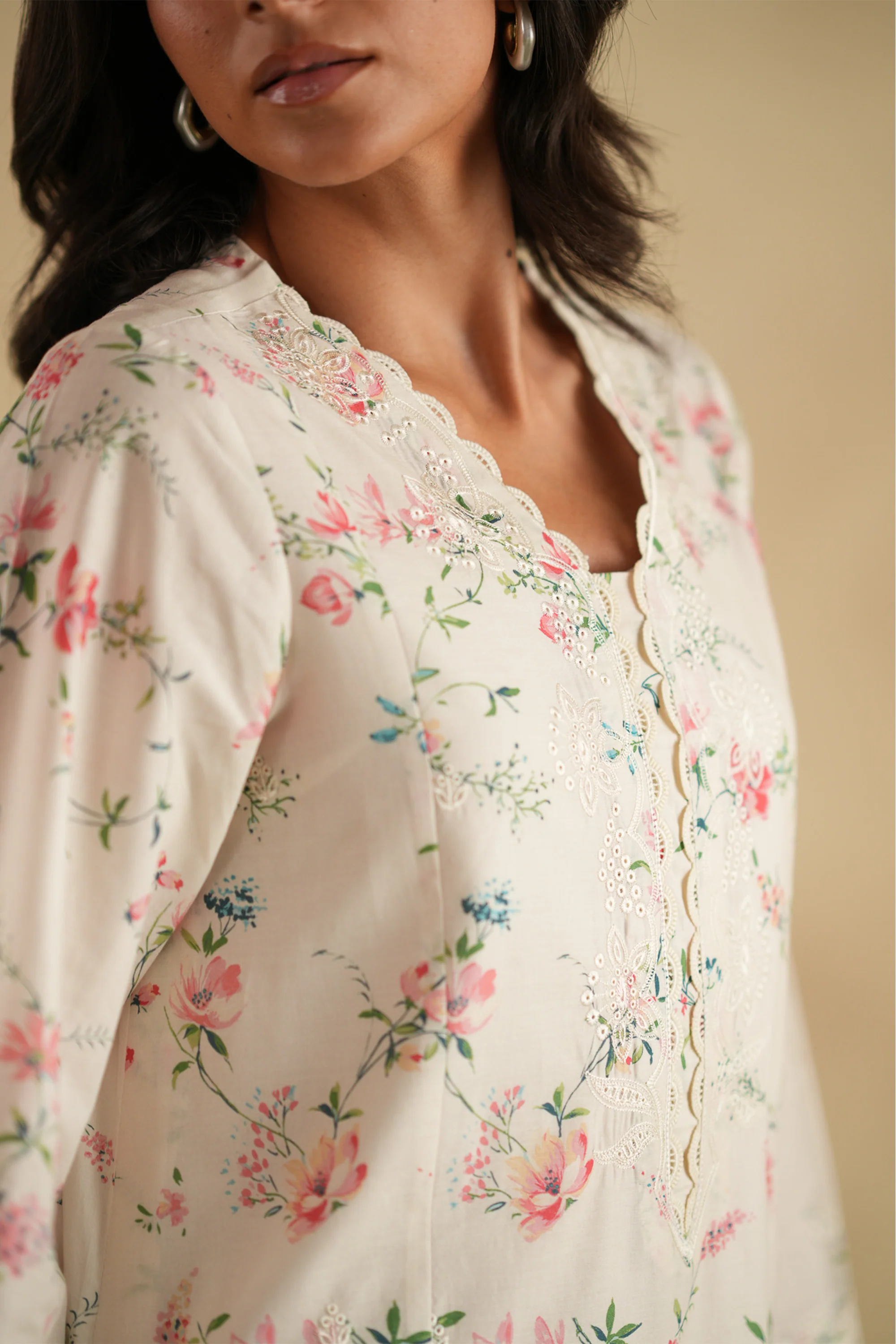 Jardin Embroidered Co-ord Set - Image 3
