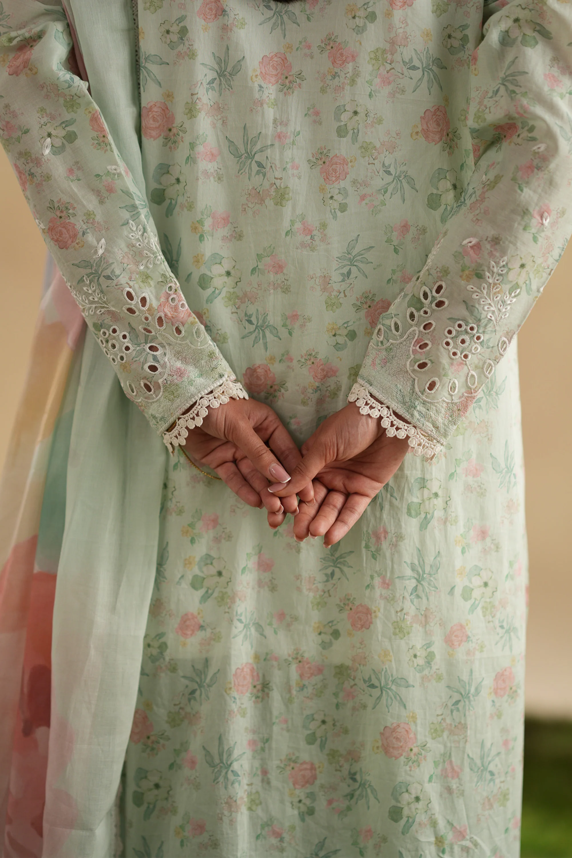 Mintscape - Embroidered Lawn Suit - Image 5