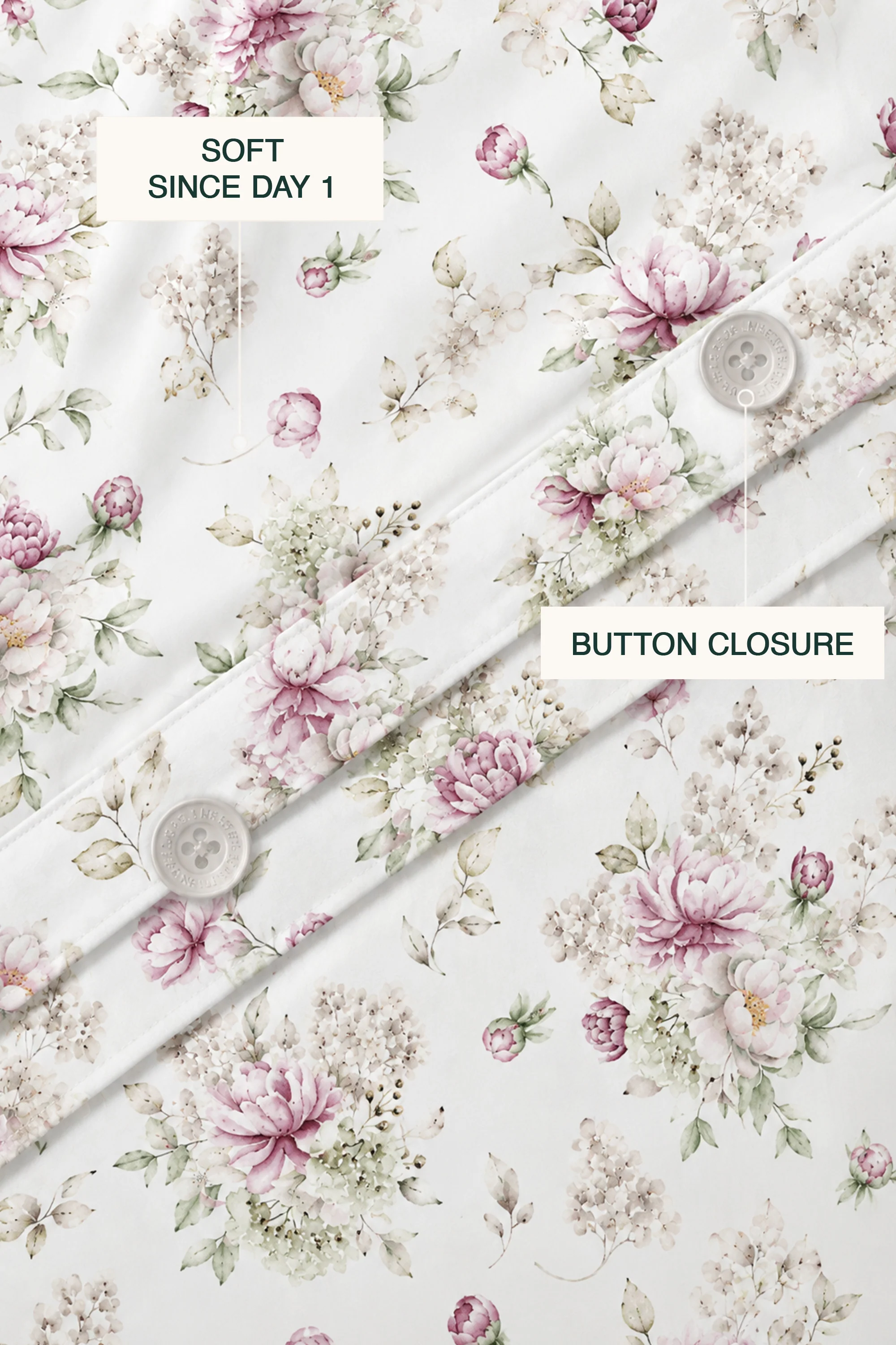 Moonlit Magnolia Sateen Duvet cover Set - Image 2