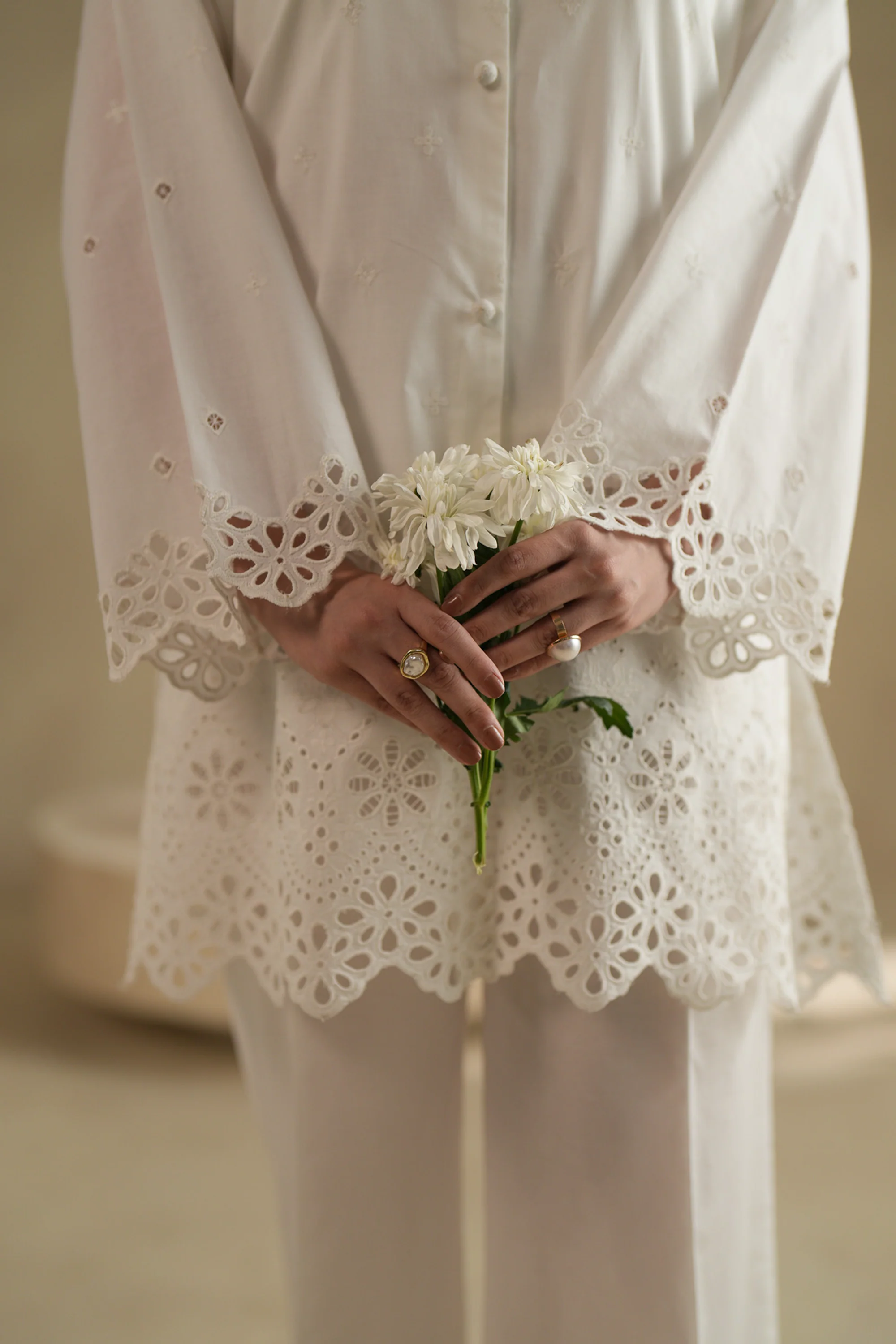 Morning Dew Embroidered Co-ord Set - Image 4