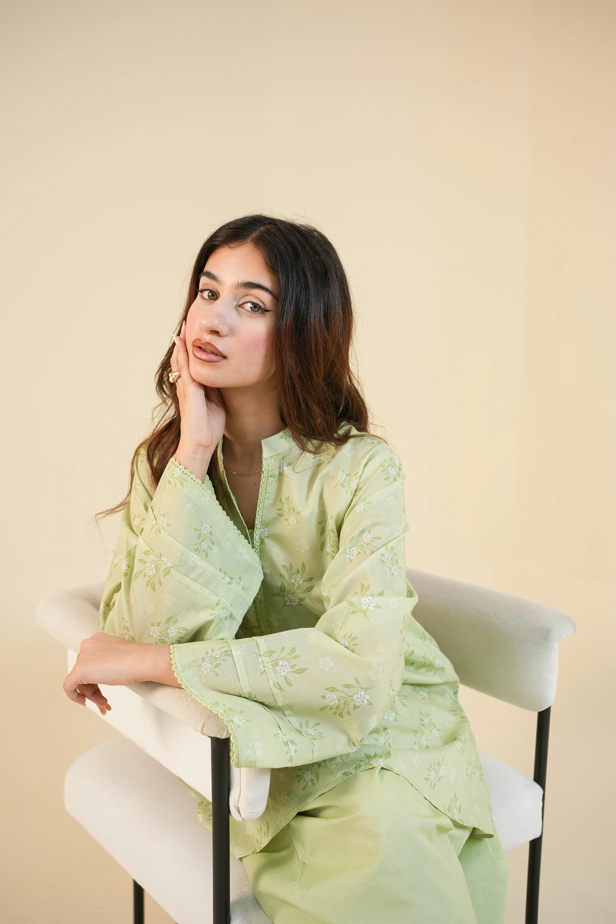 Moss Spring - Printed Lawn Suit - Image 5