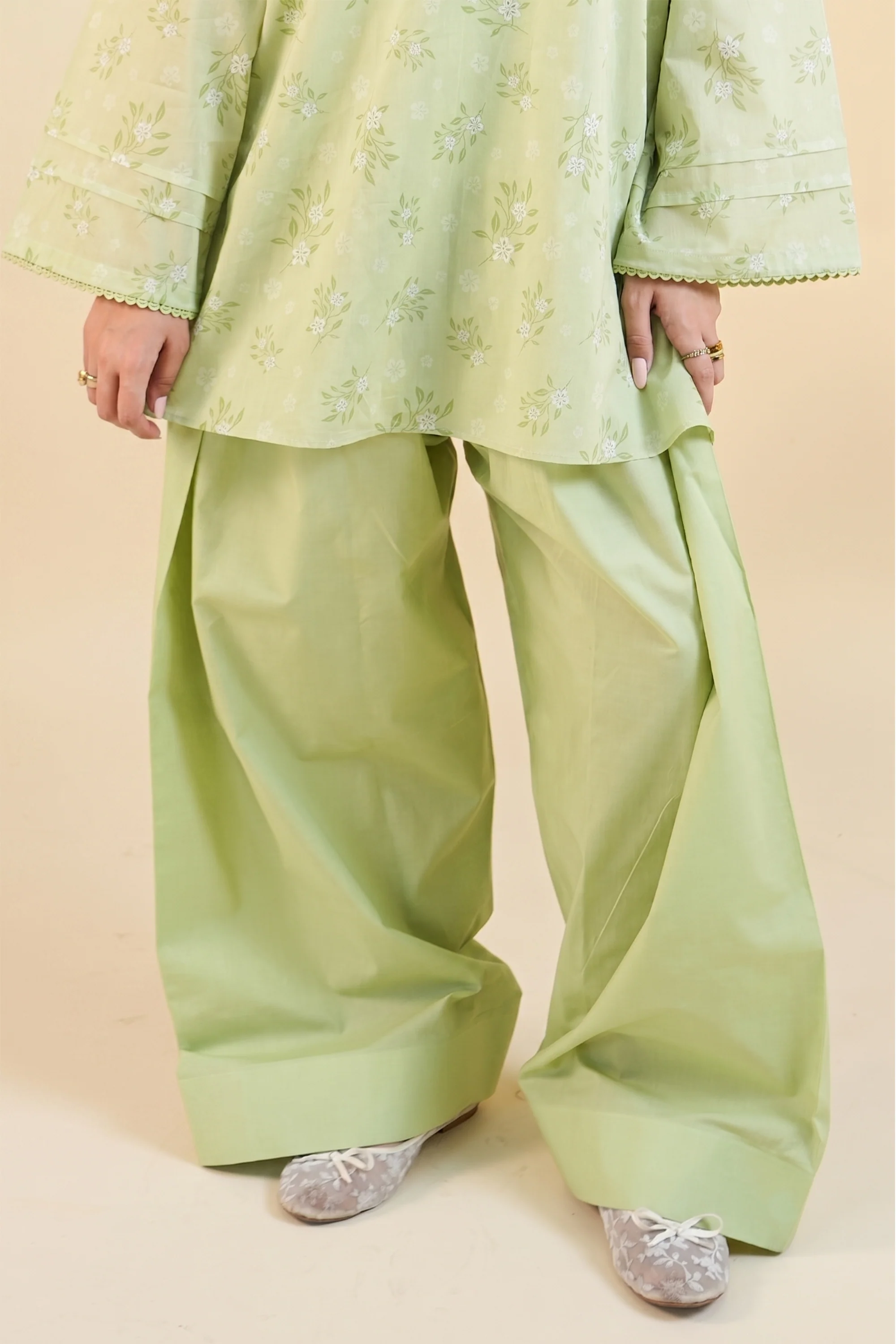 Moss Spring - Printed Lawn Suit - Image 6