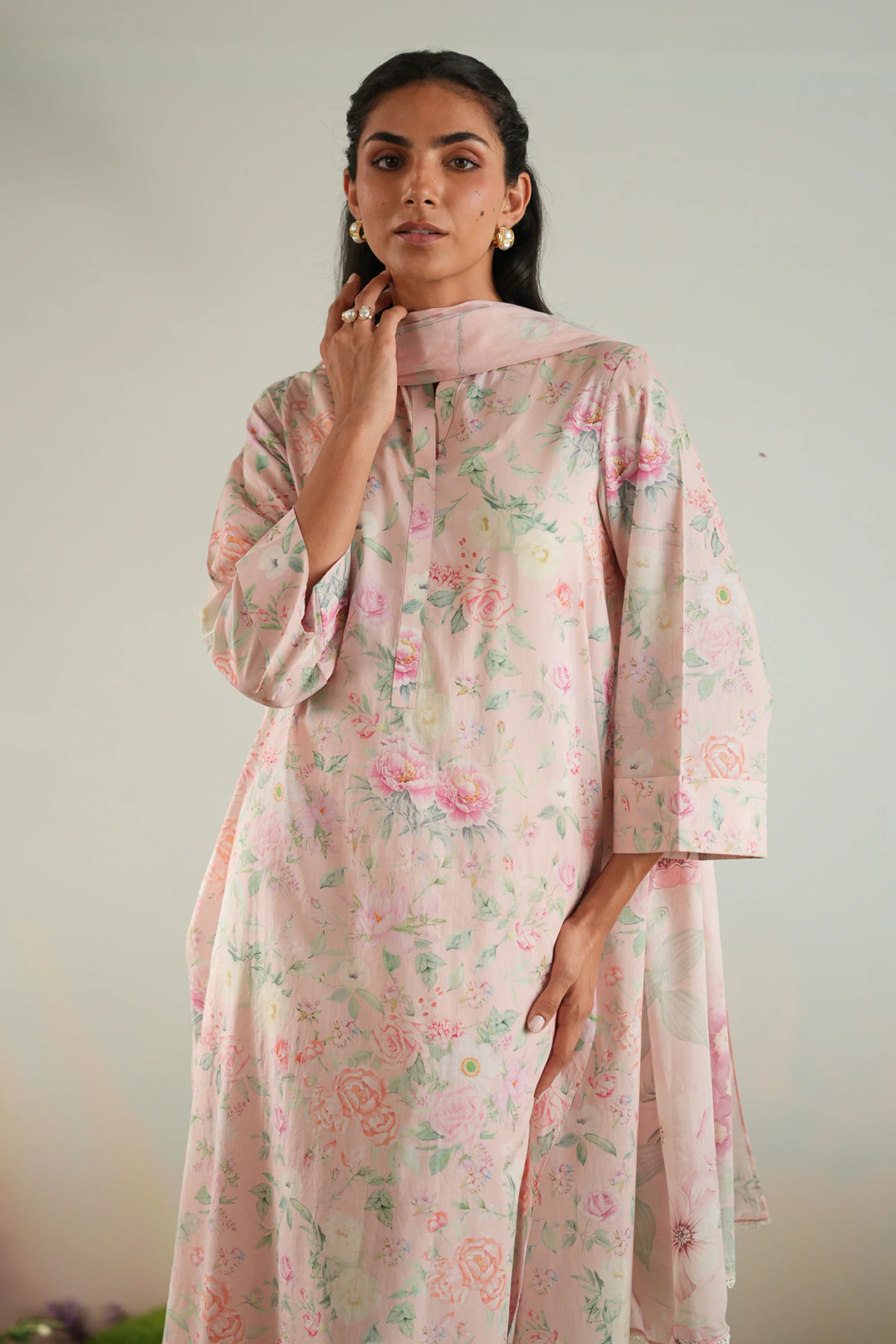 Muse - Printed Lawn Suit - Image 3