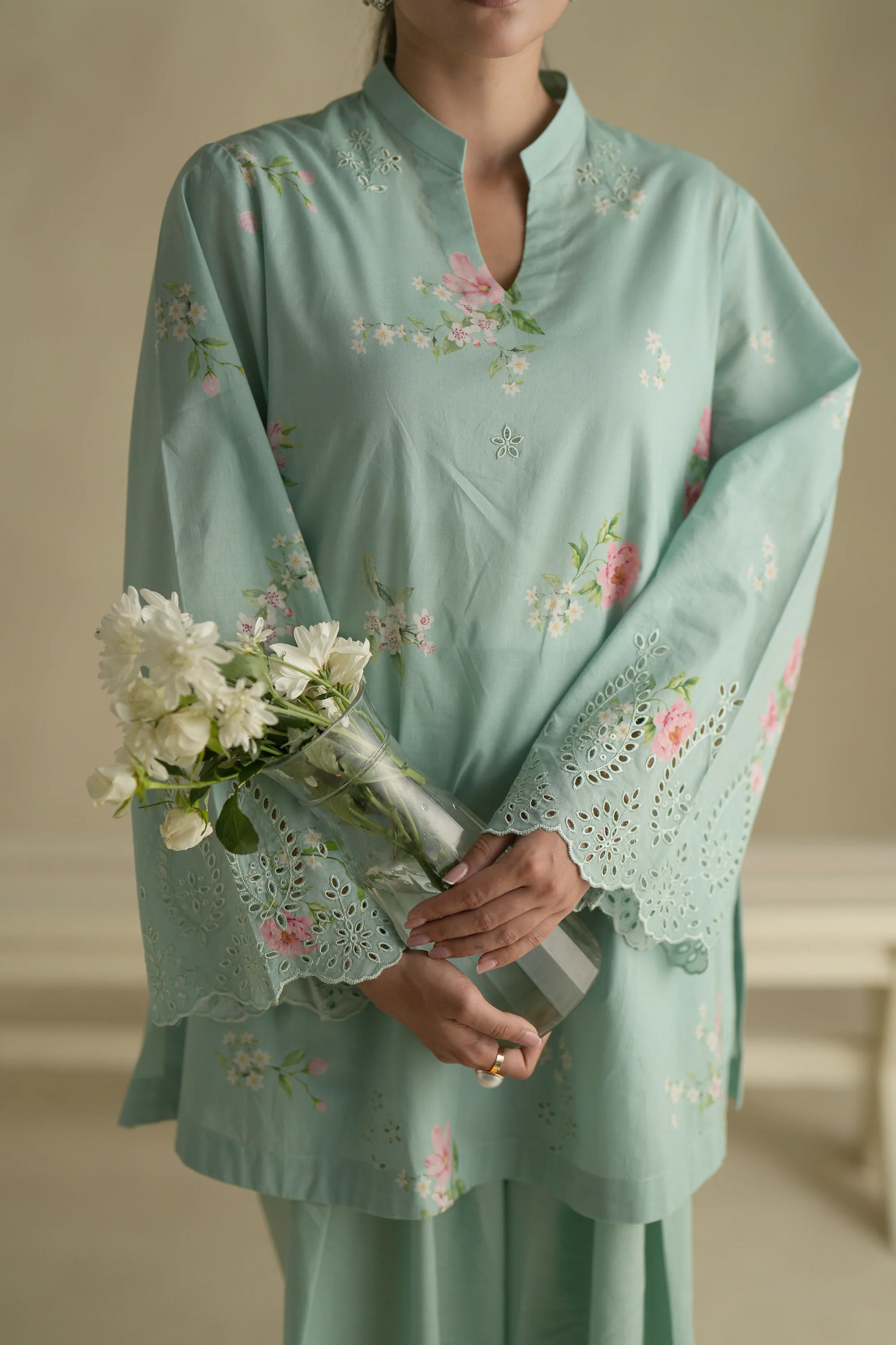 Odette Embroidered Co-ord Set - Image 3