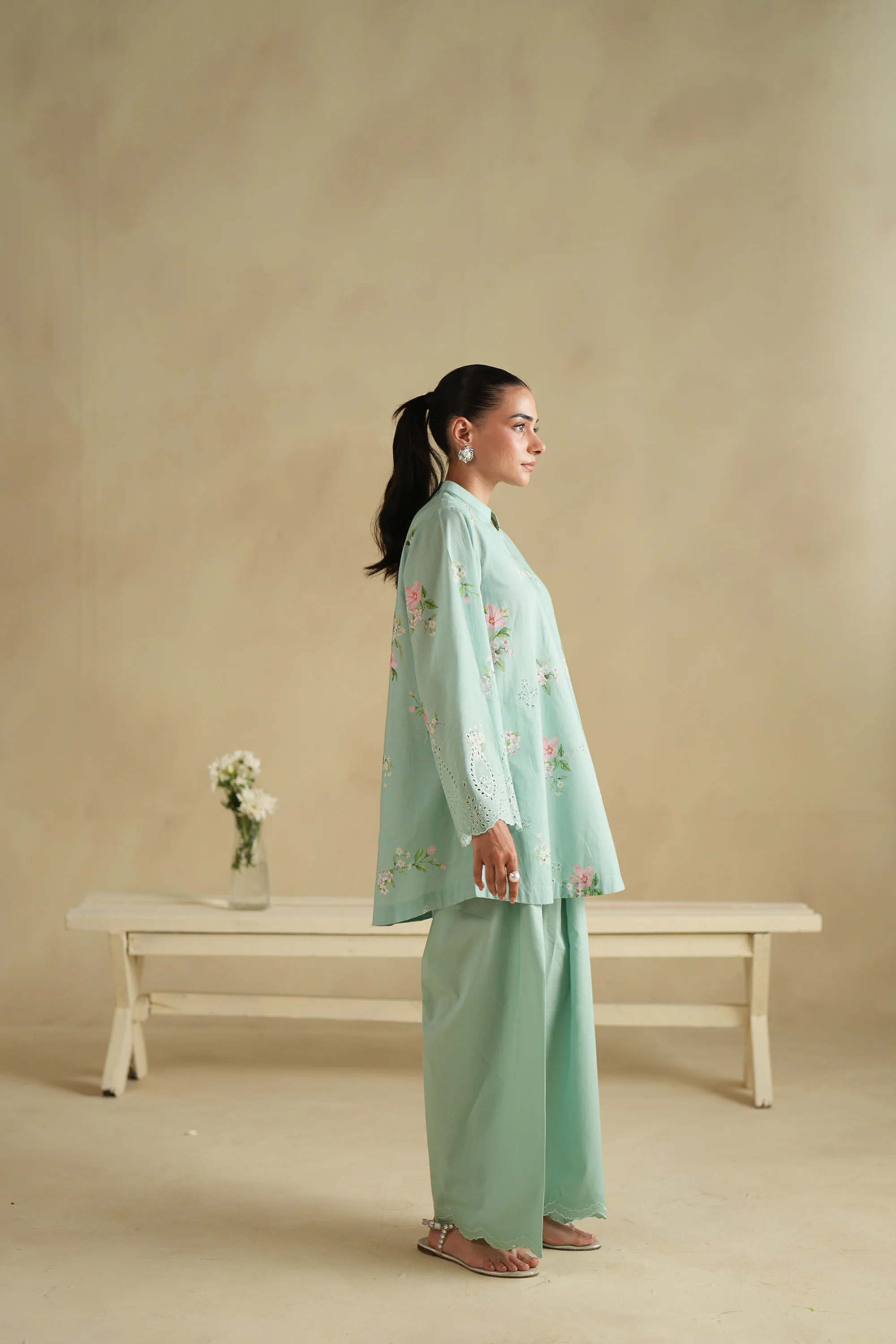 Odette Embroidered Co-ord Set - Image 4