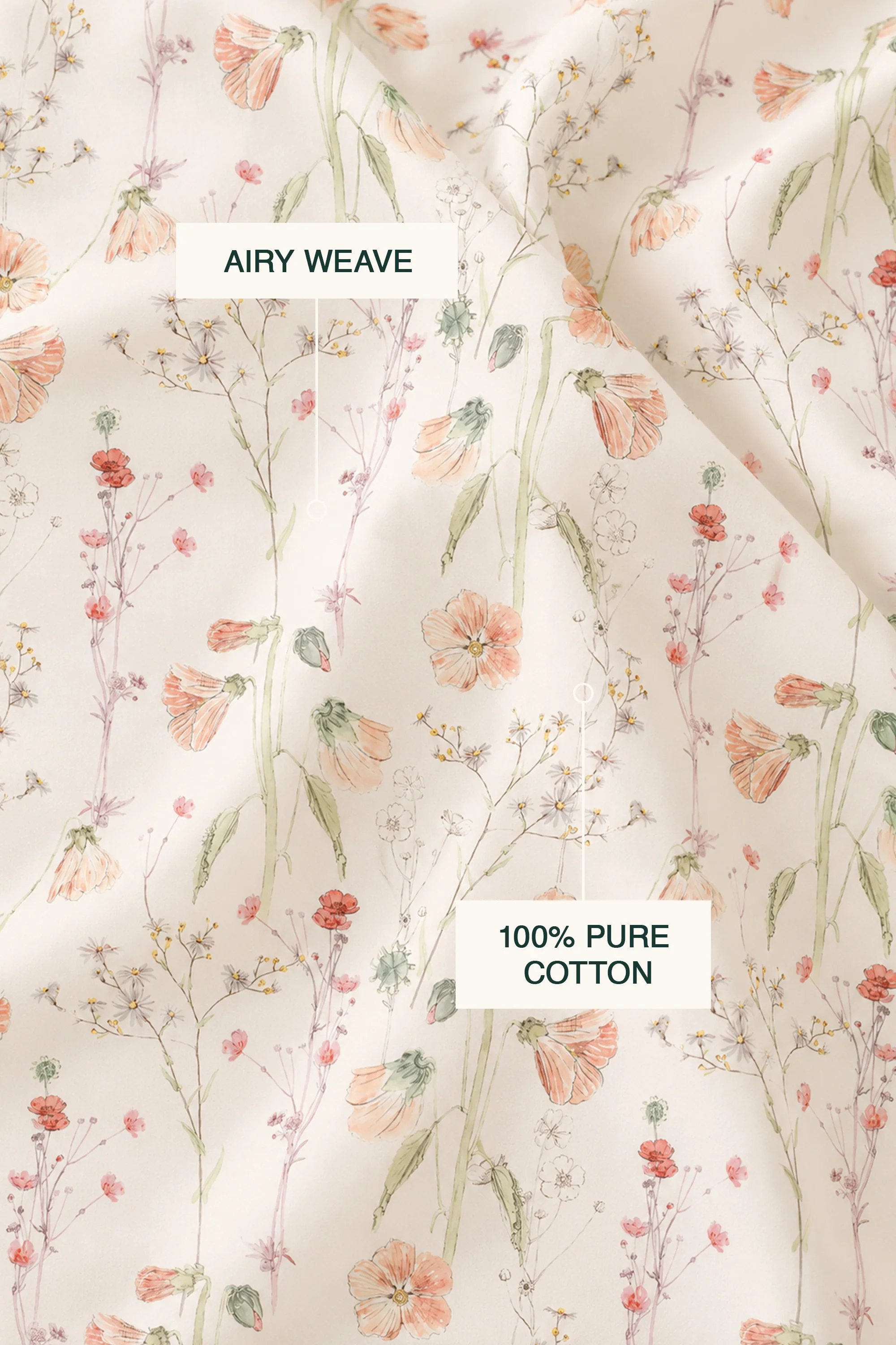 Oshibana Percale Cushion Cover - Image 4