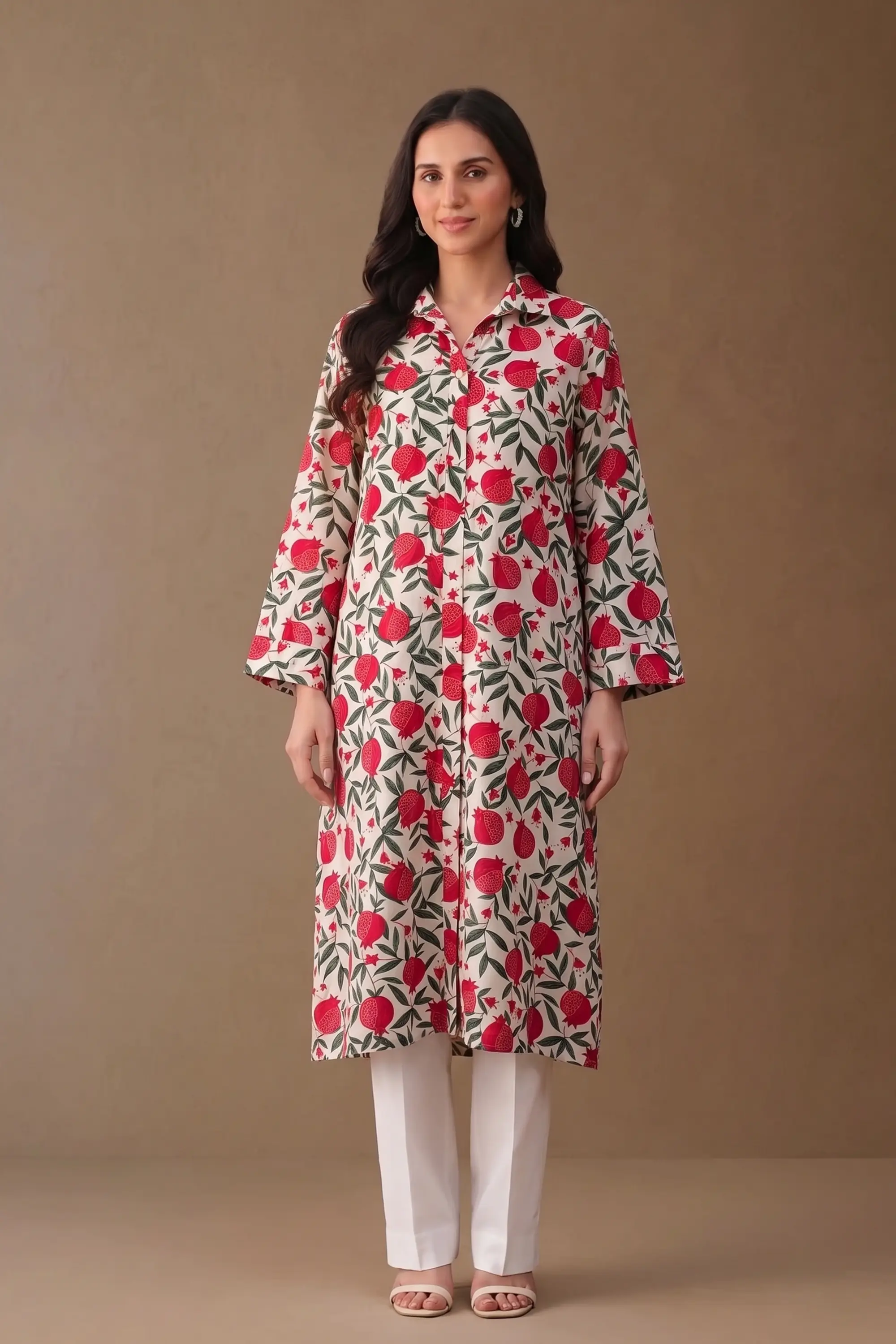 Pomegranate Co-ord Set - Luxe Bamboo - Image 3