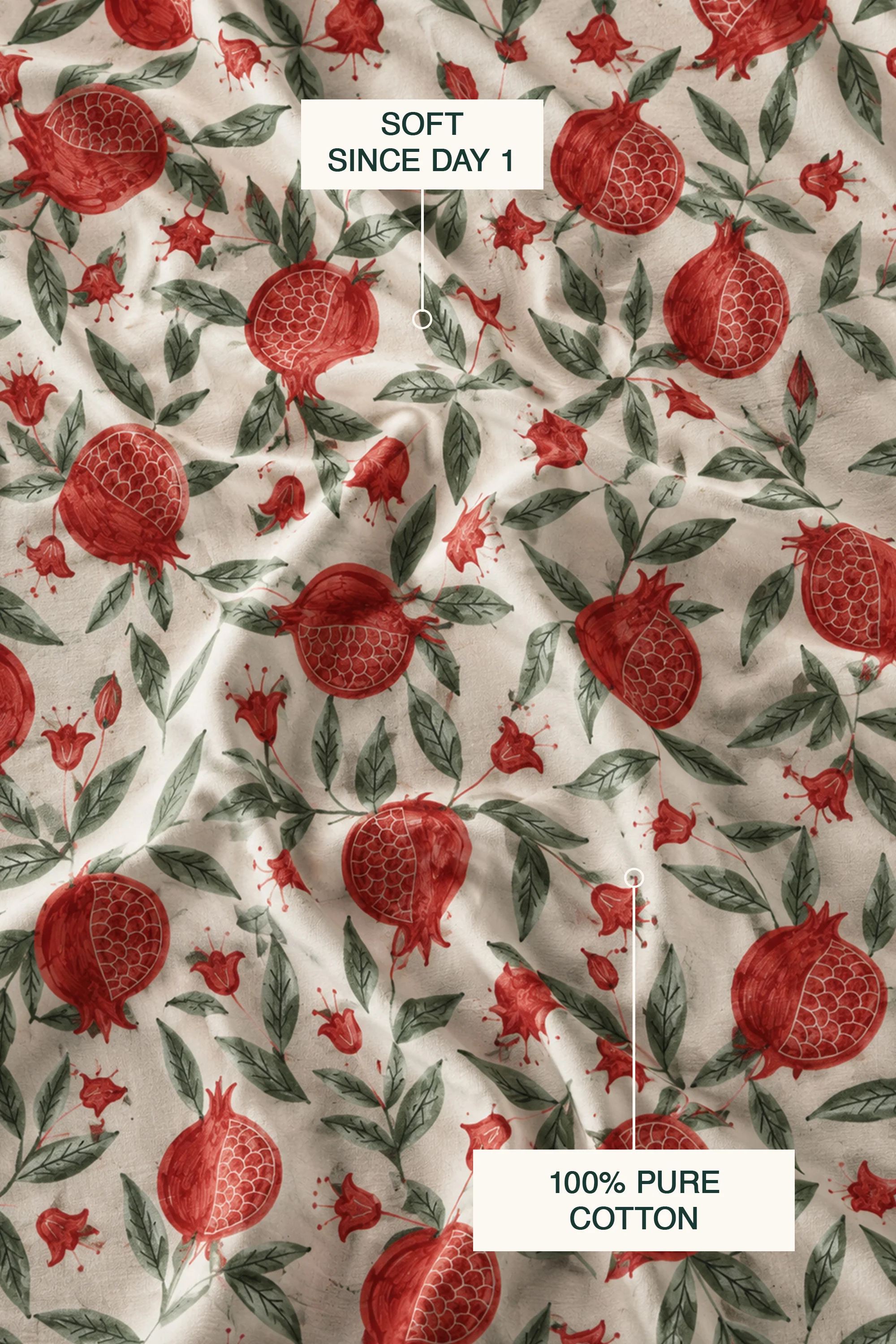 Pomme Noir Sateen Bed Sheet Set - Image 3