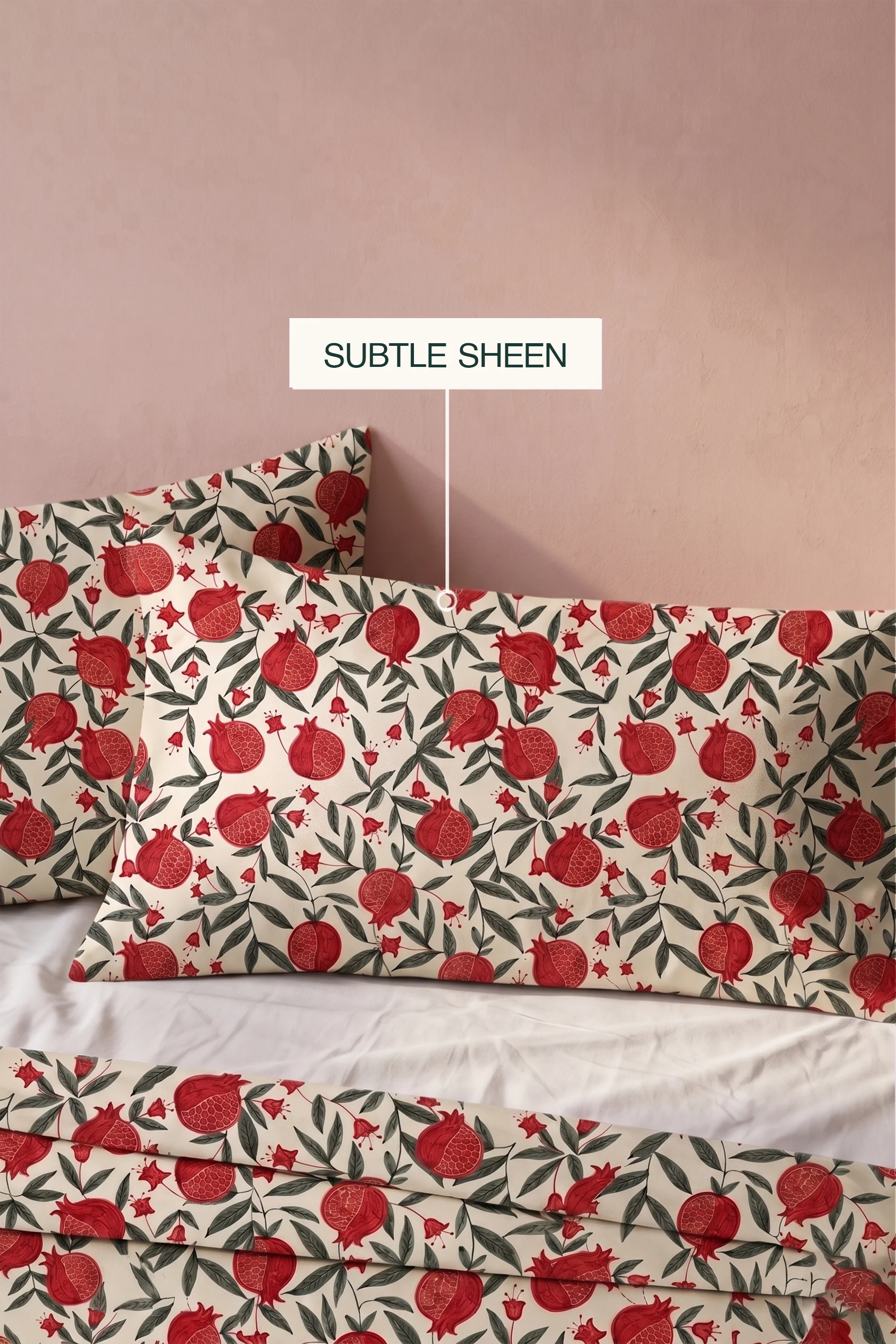 Pomme Noir Sateen Bed Sheet Set - Image 5