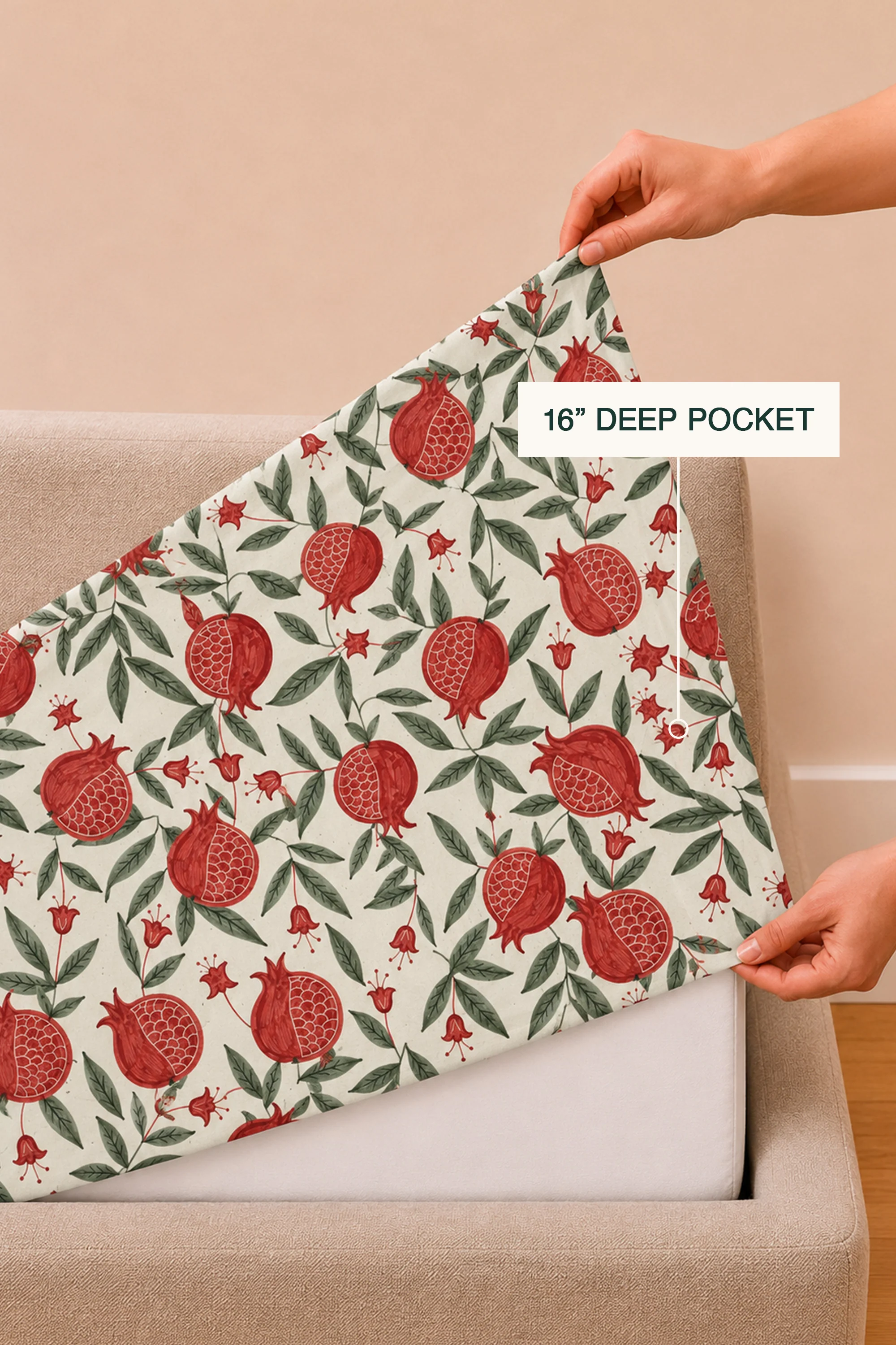 Pomme Noir Sateen Bed Sheet Set - Image 7
