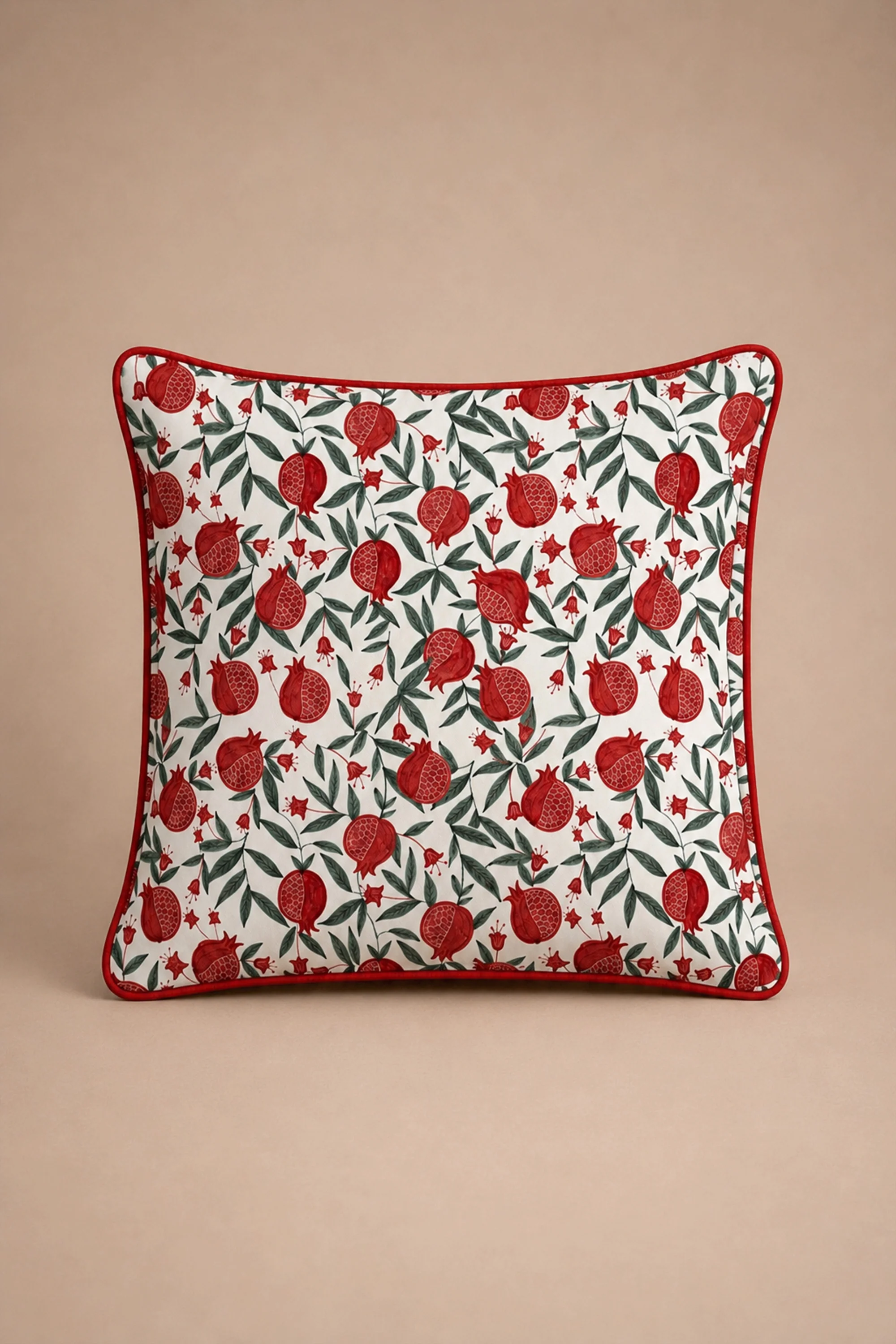 Pomme Noir Sateen Cushion Cover