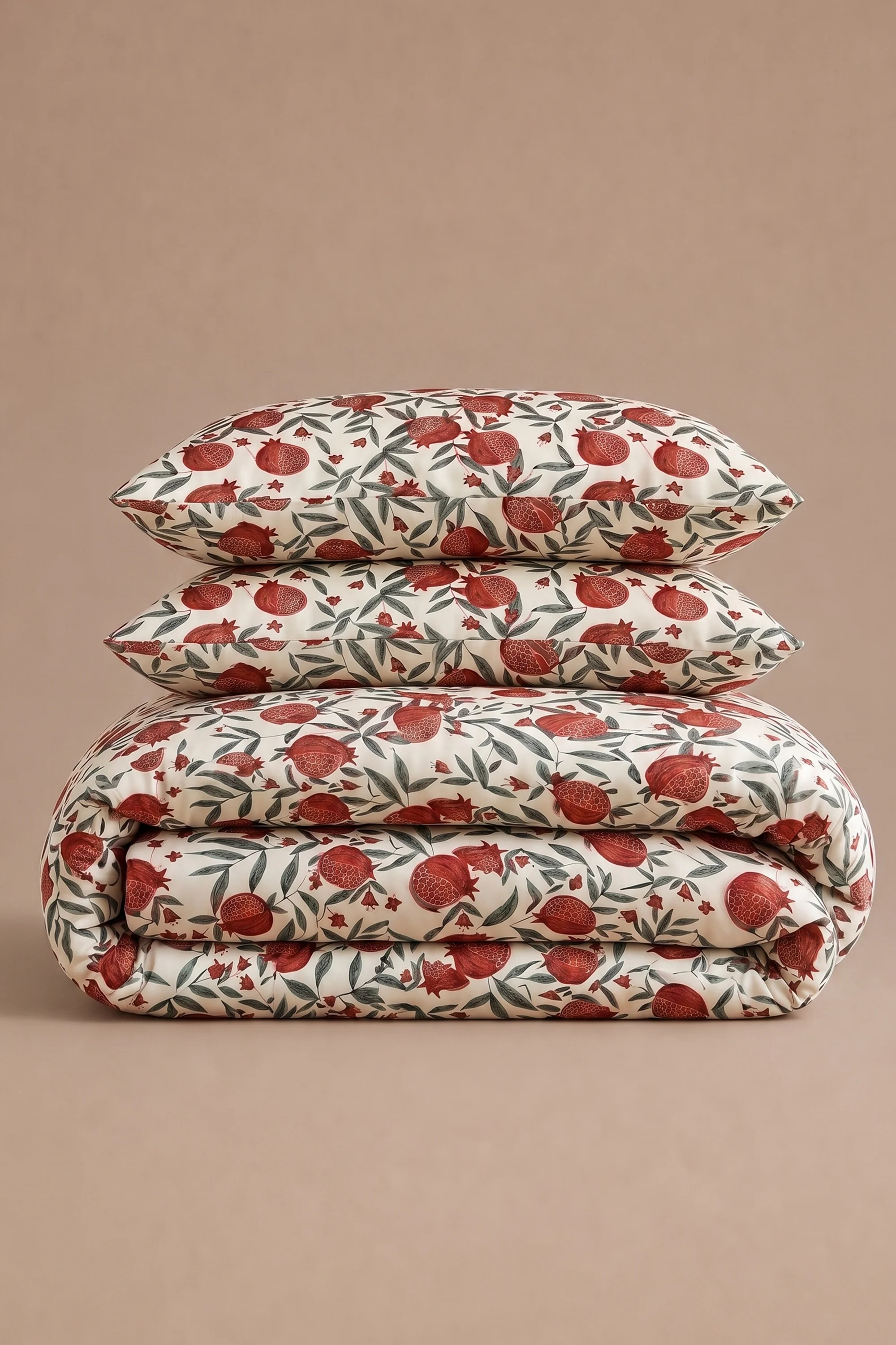 Pomme Noir Sateen Duvet cover Set