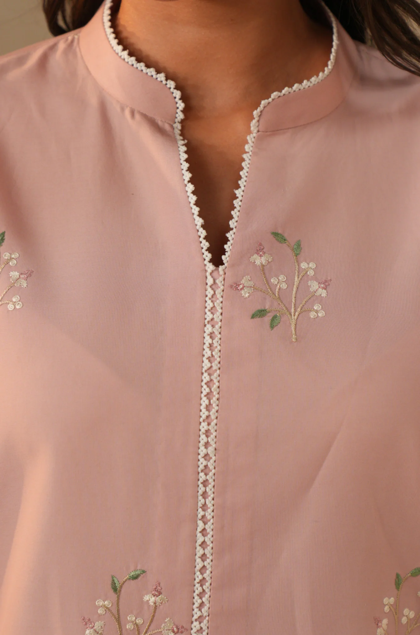 Rose Brocade Co-ord Set V-II - Image 4