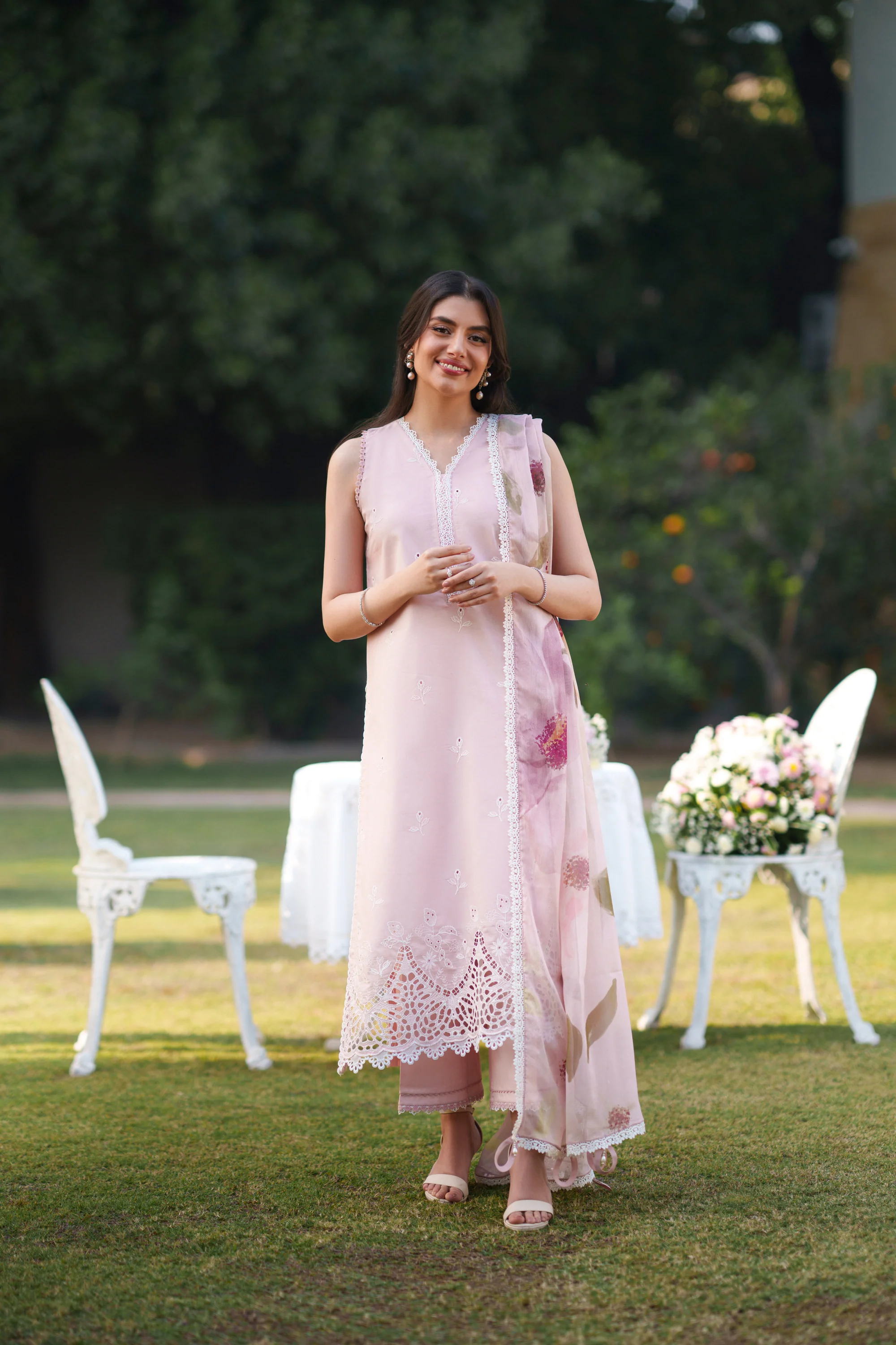 Rosy Whisper - Unstitch Luxury Lawn Suit - Image 3