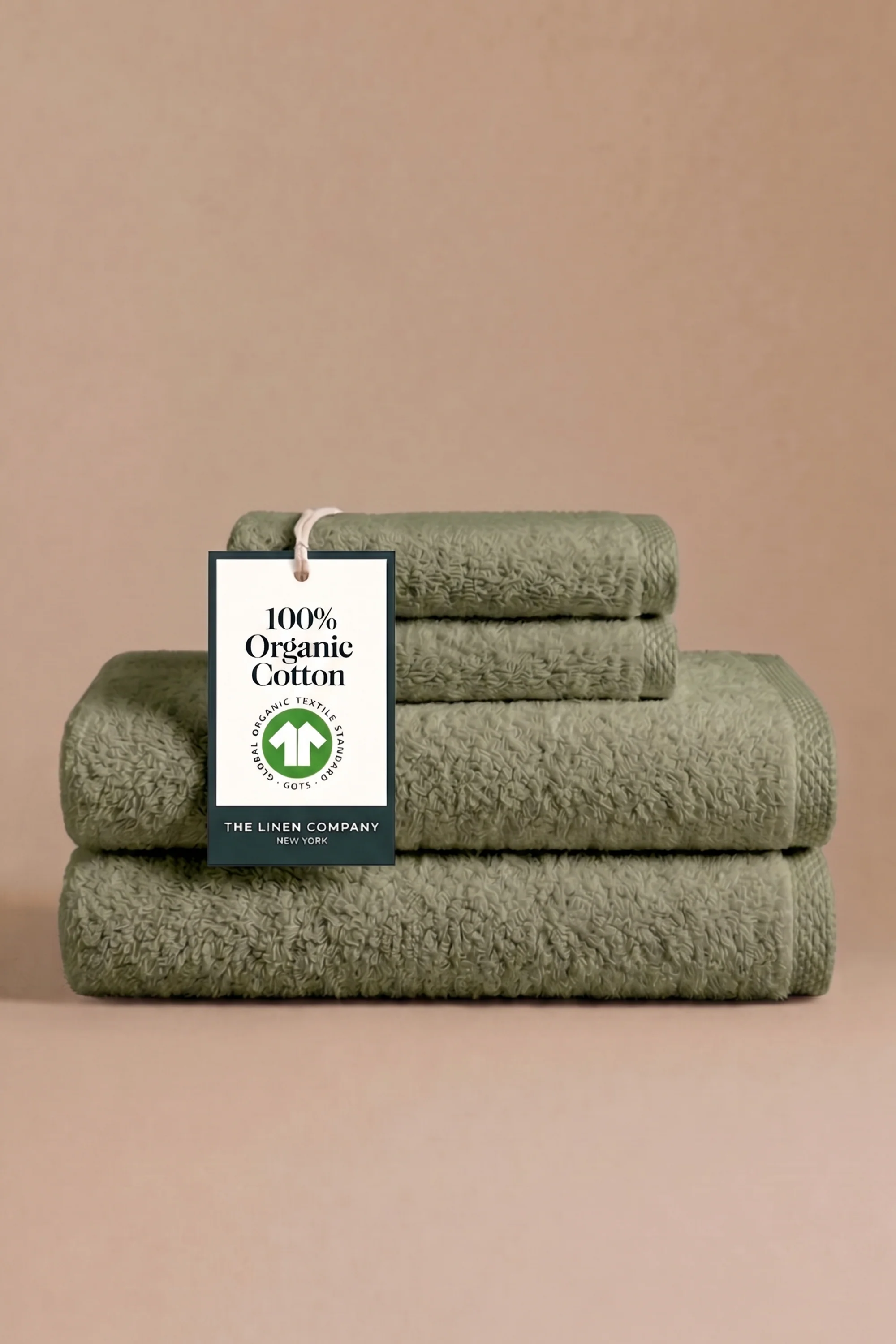 Sage Green Organic Towels (Set of 4)