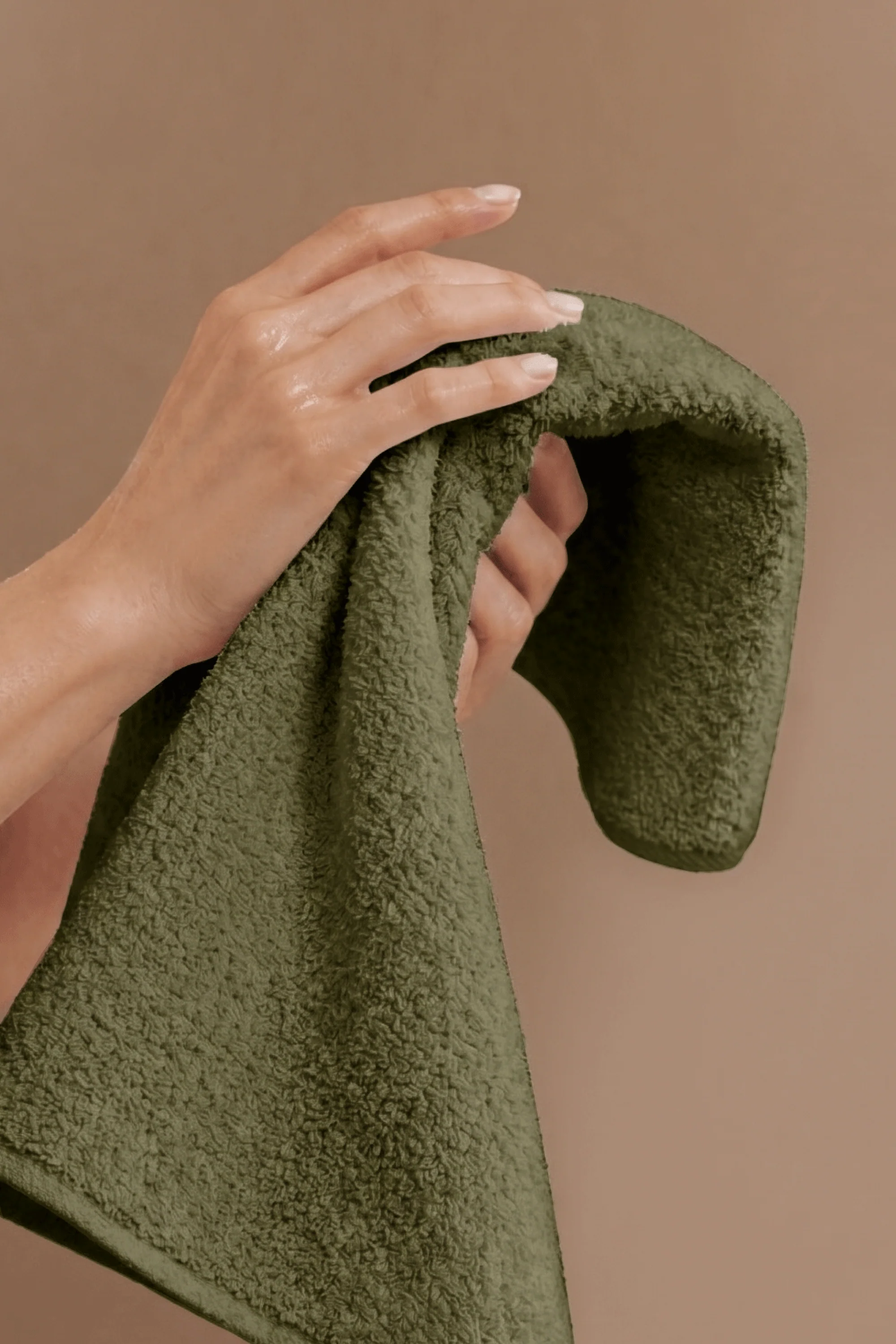 Sage Green Organic Towels (Set of 4) - Image 3