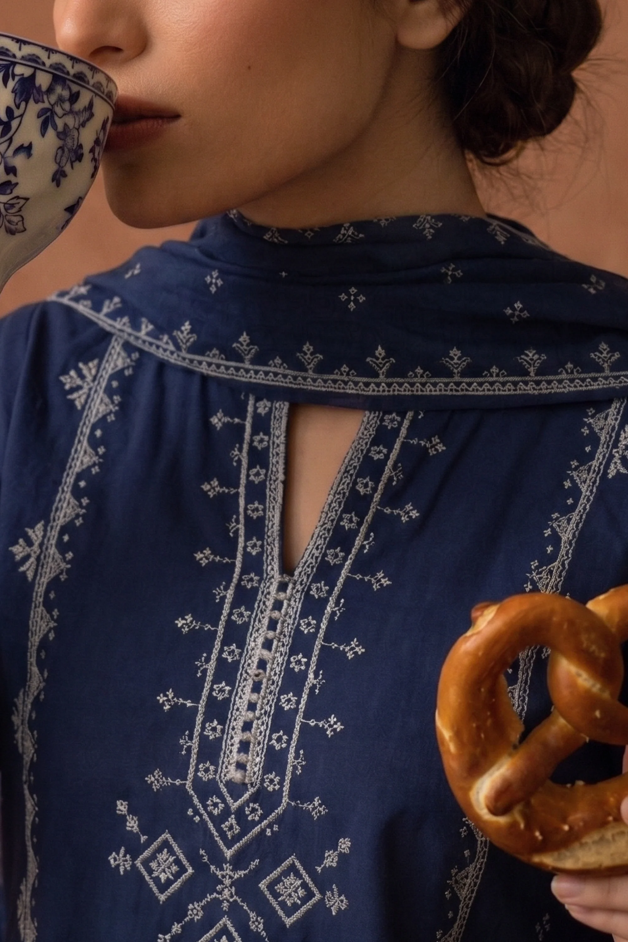 Sapphire - Luxury Lawn Suit - Image 3