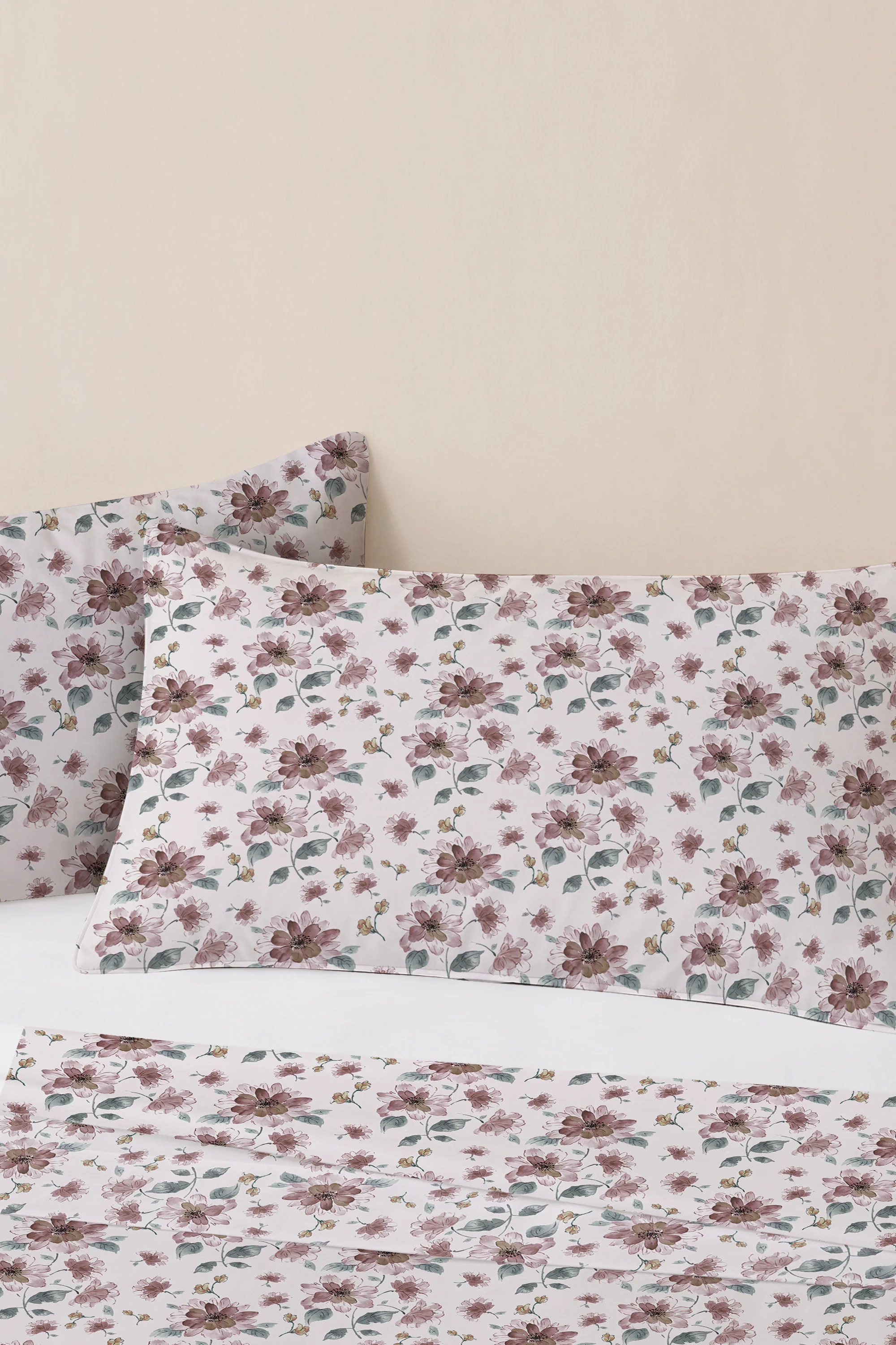 Sienna Orchid Percale Bed Sheet Set - Image 4