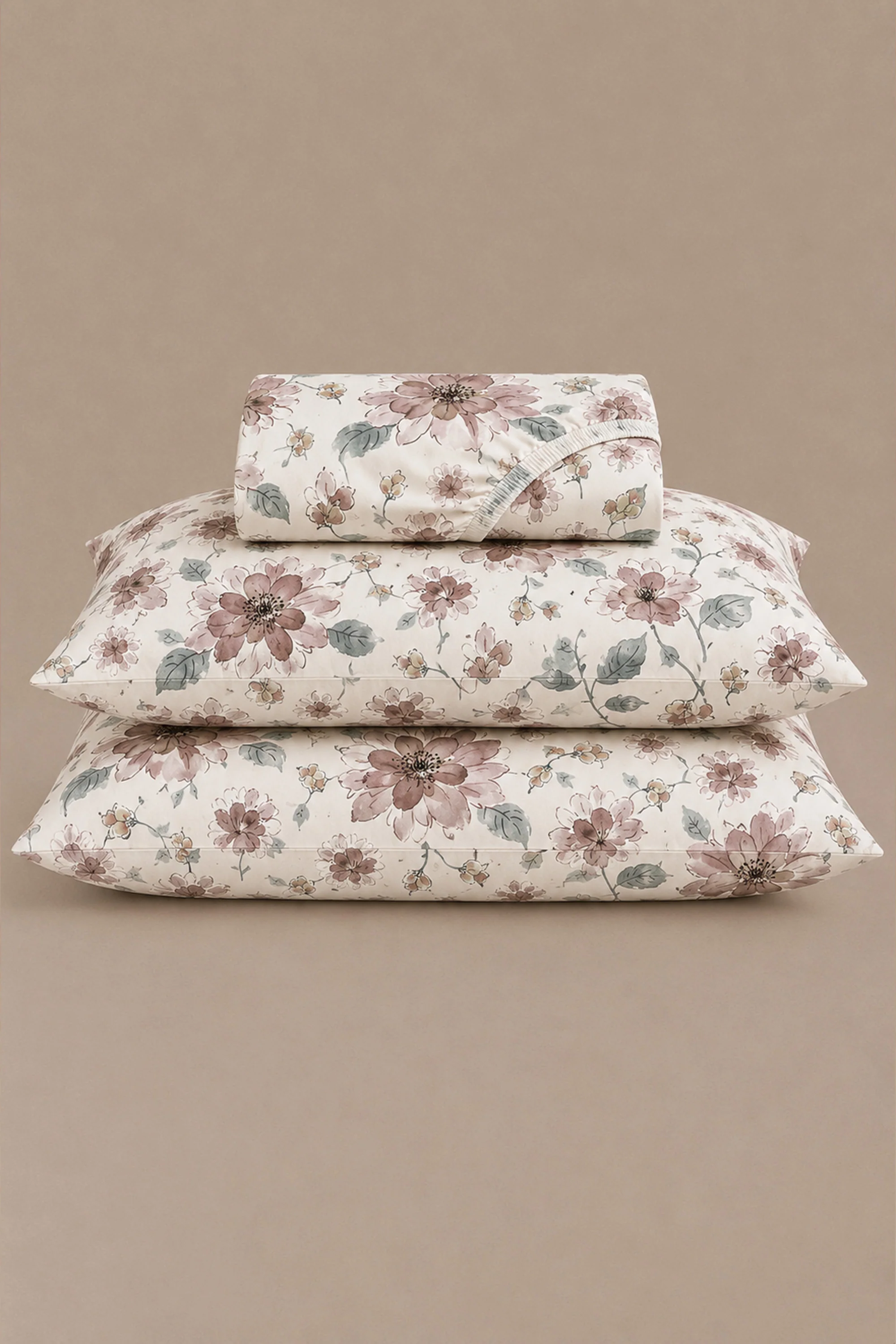 Sienna Orchid Percale Bed Sheet Set - Image 6