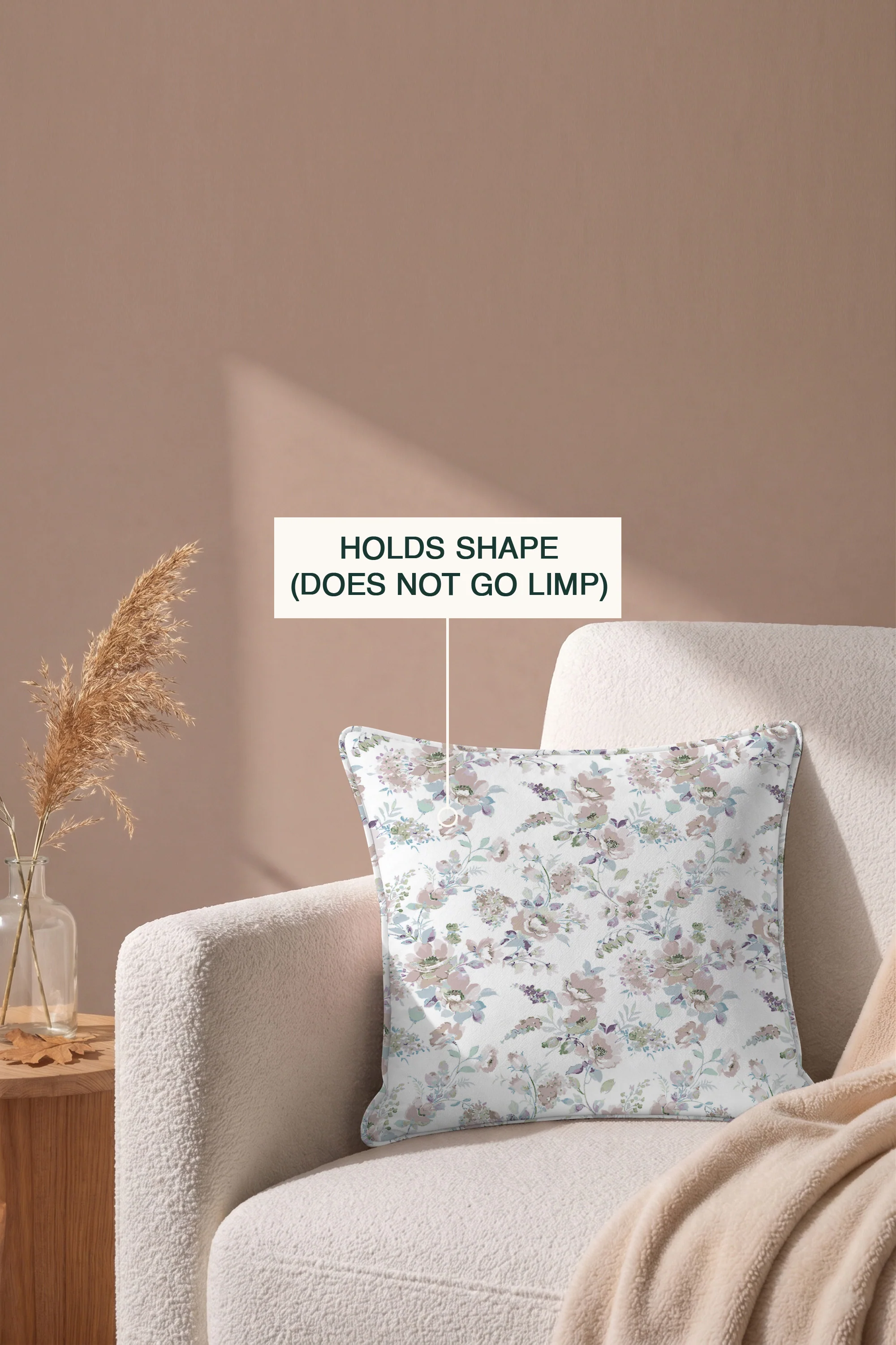 Soft Murmur Percale Cushion Cover - Image 5