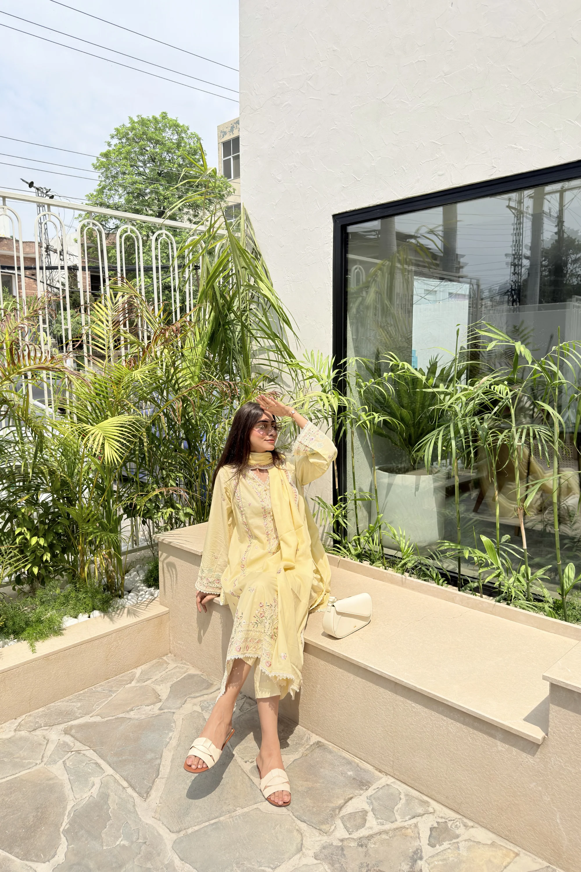 Soft Primrose - Luxury Lawn Suit - Image 5