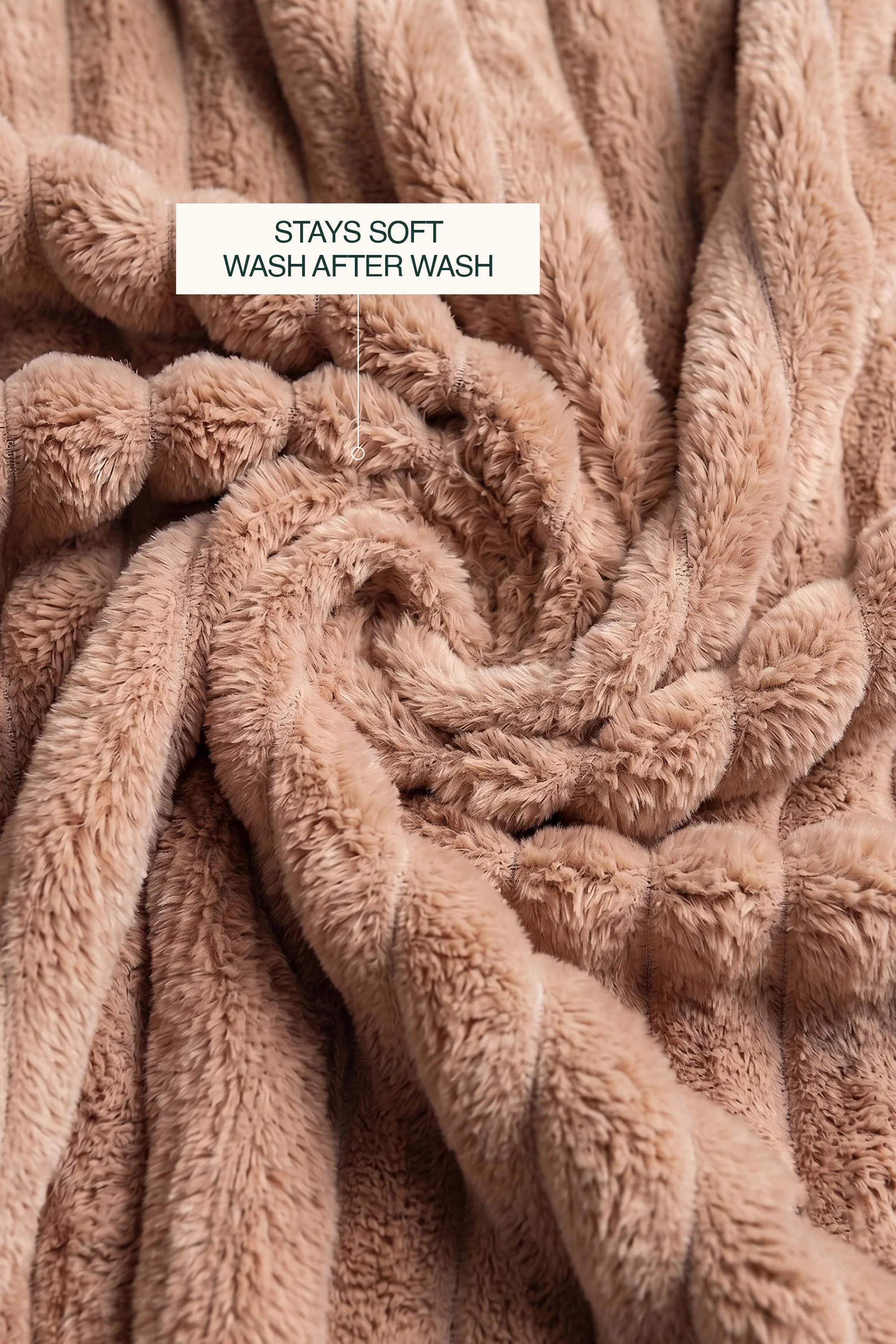 Striped Microfiber Plush Blankets - Image 12