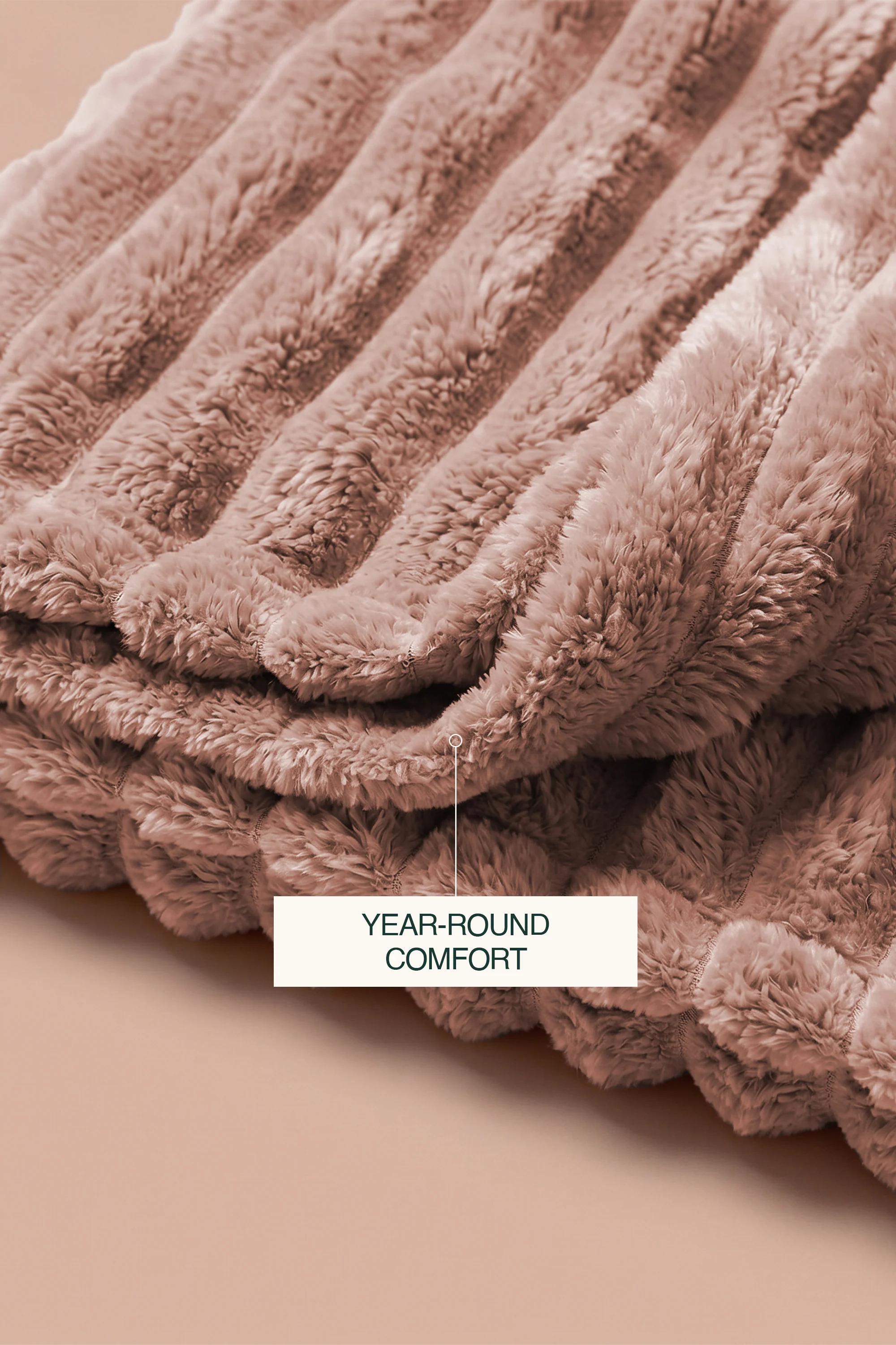 Striped Microfiber Plush Blankets - Image 16
