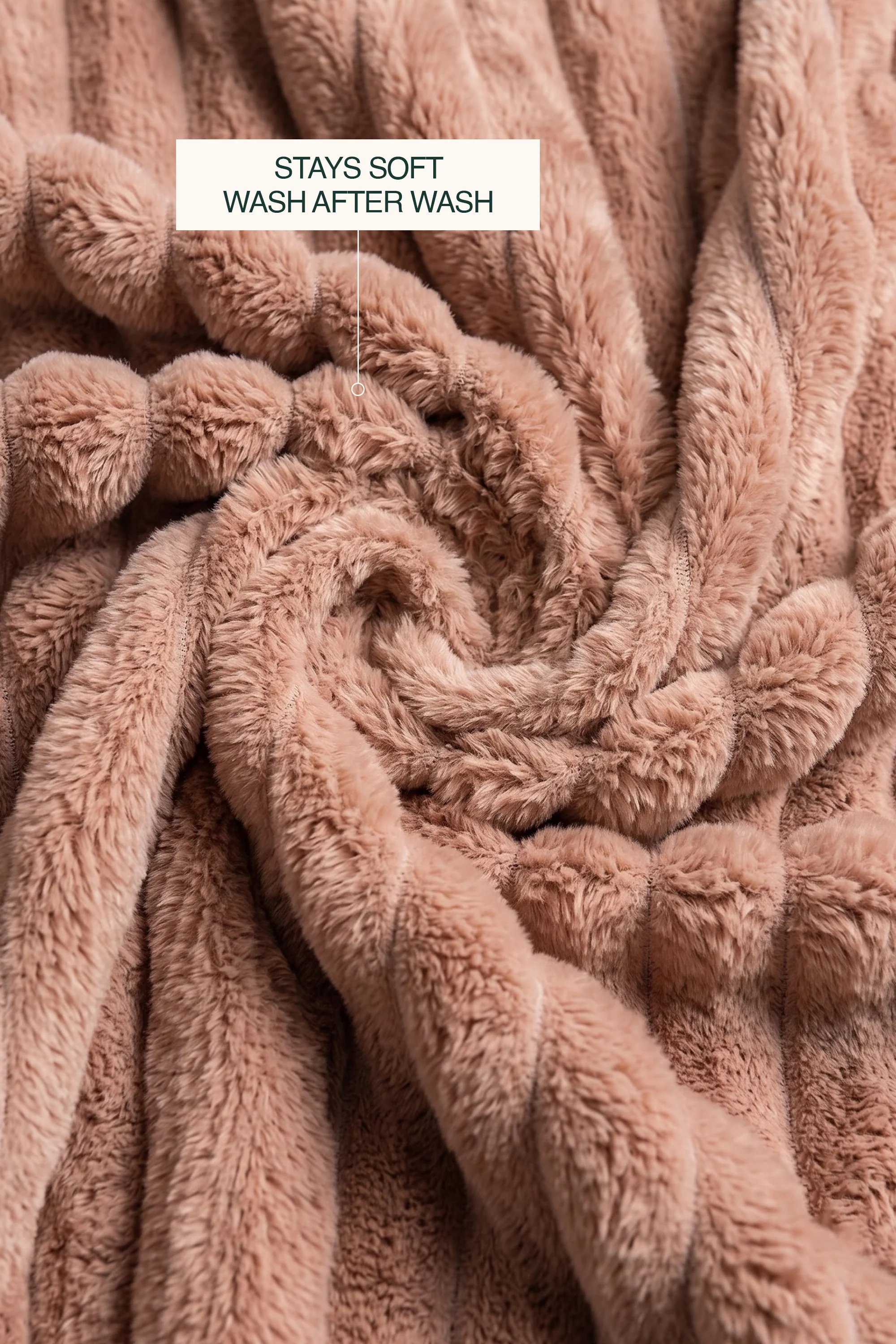 Striped Microfiber Plush Blankets - Image 17