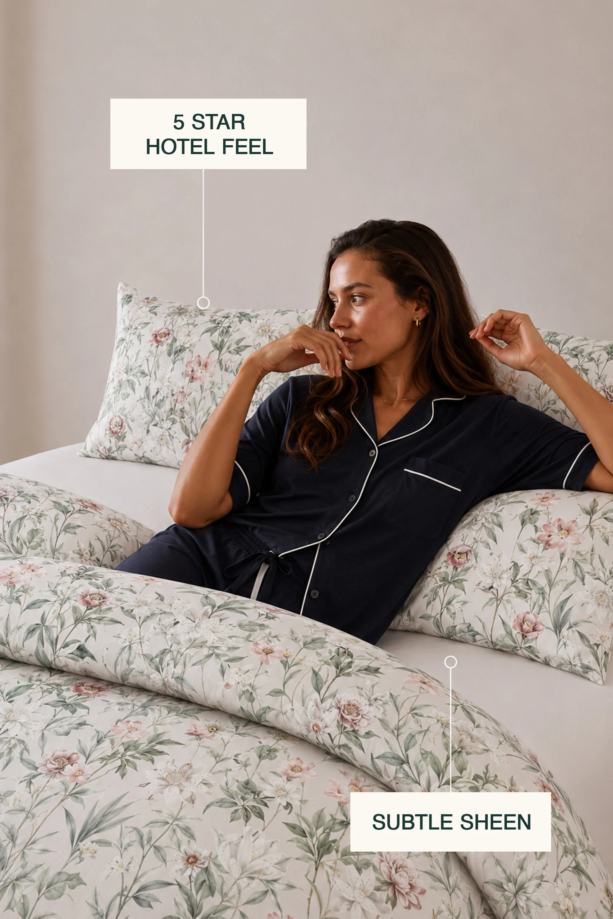 Summer Mirage Sateen Duvet cover Set - Image 3