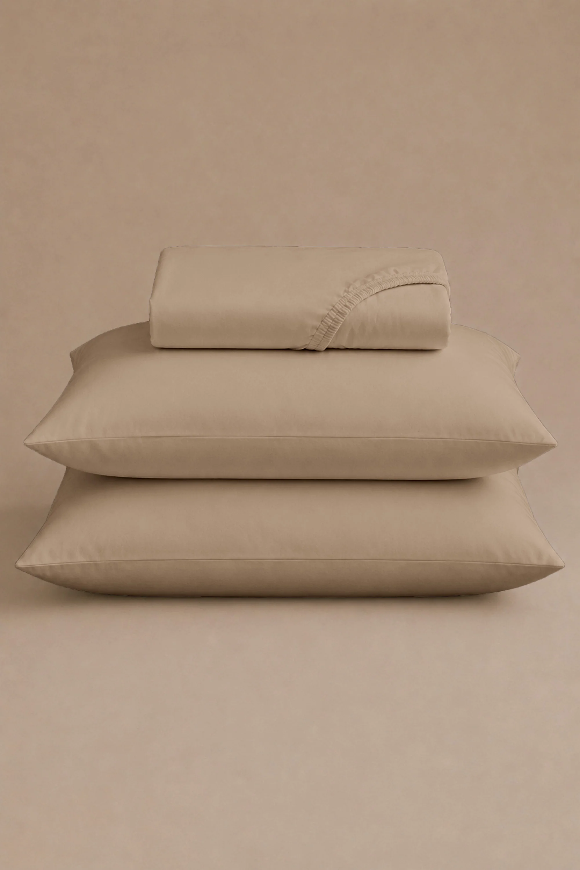 T300 Luxe Taupe Bed Sheet Set - Image 2
